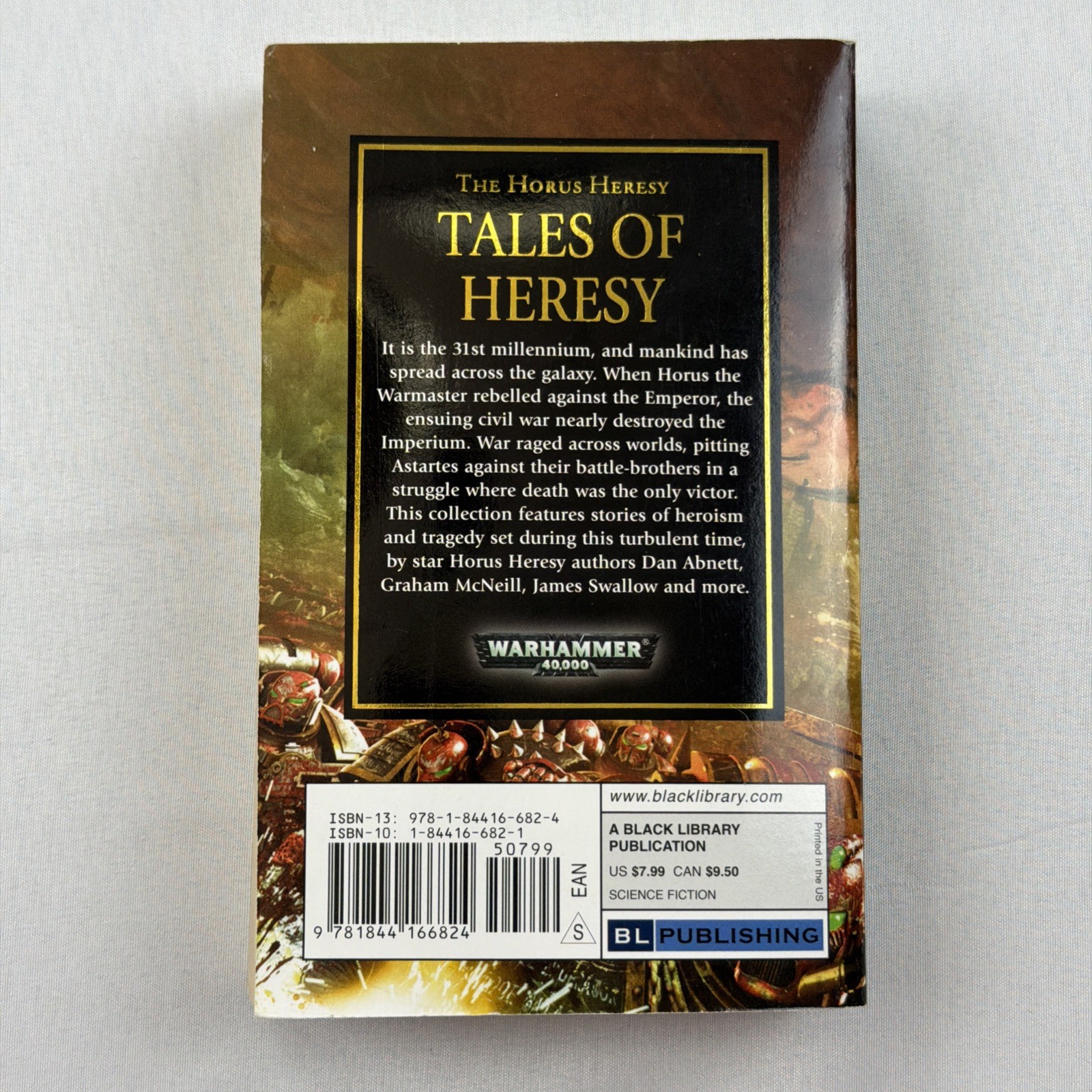 TALES OF HERESY Abnett McNeill (2009) Horus Heresy paperback Warhammer 40K space