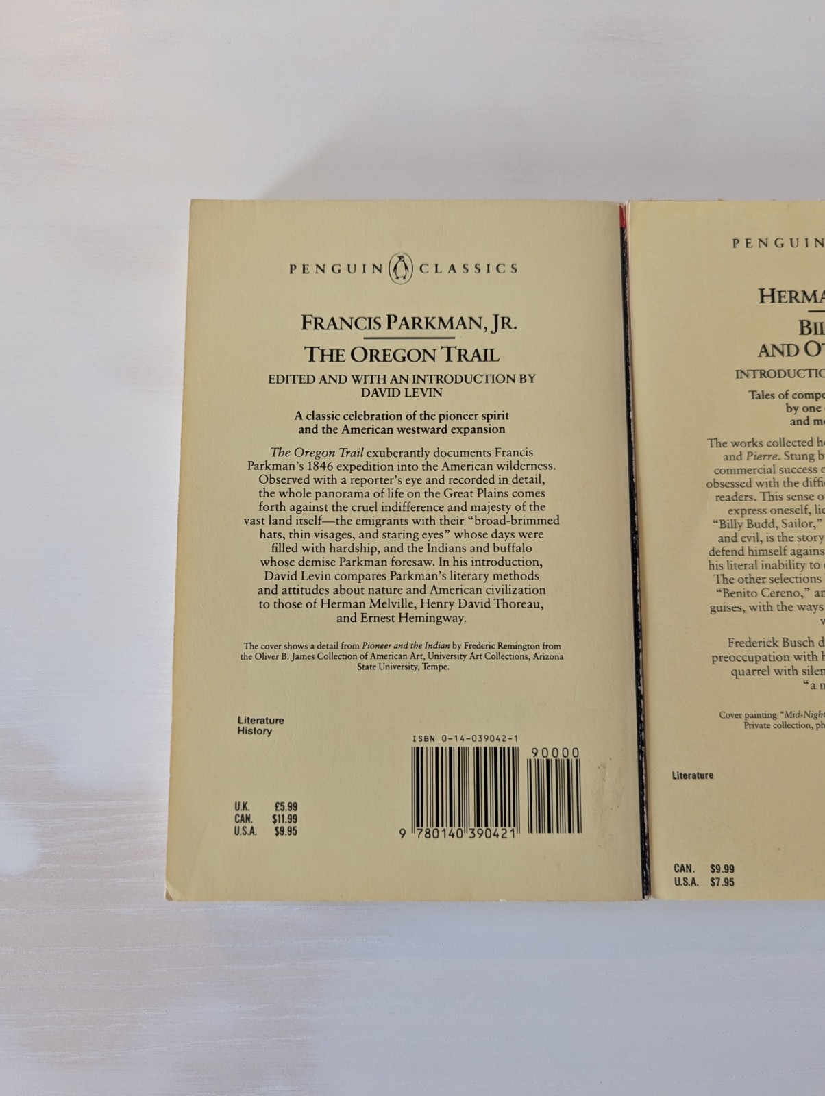 Lot of 3 Vintage Penguin Classics Books American Lit Hawthorne Melville Parkman