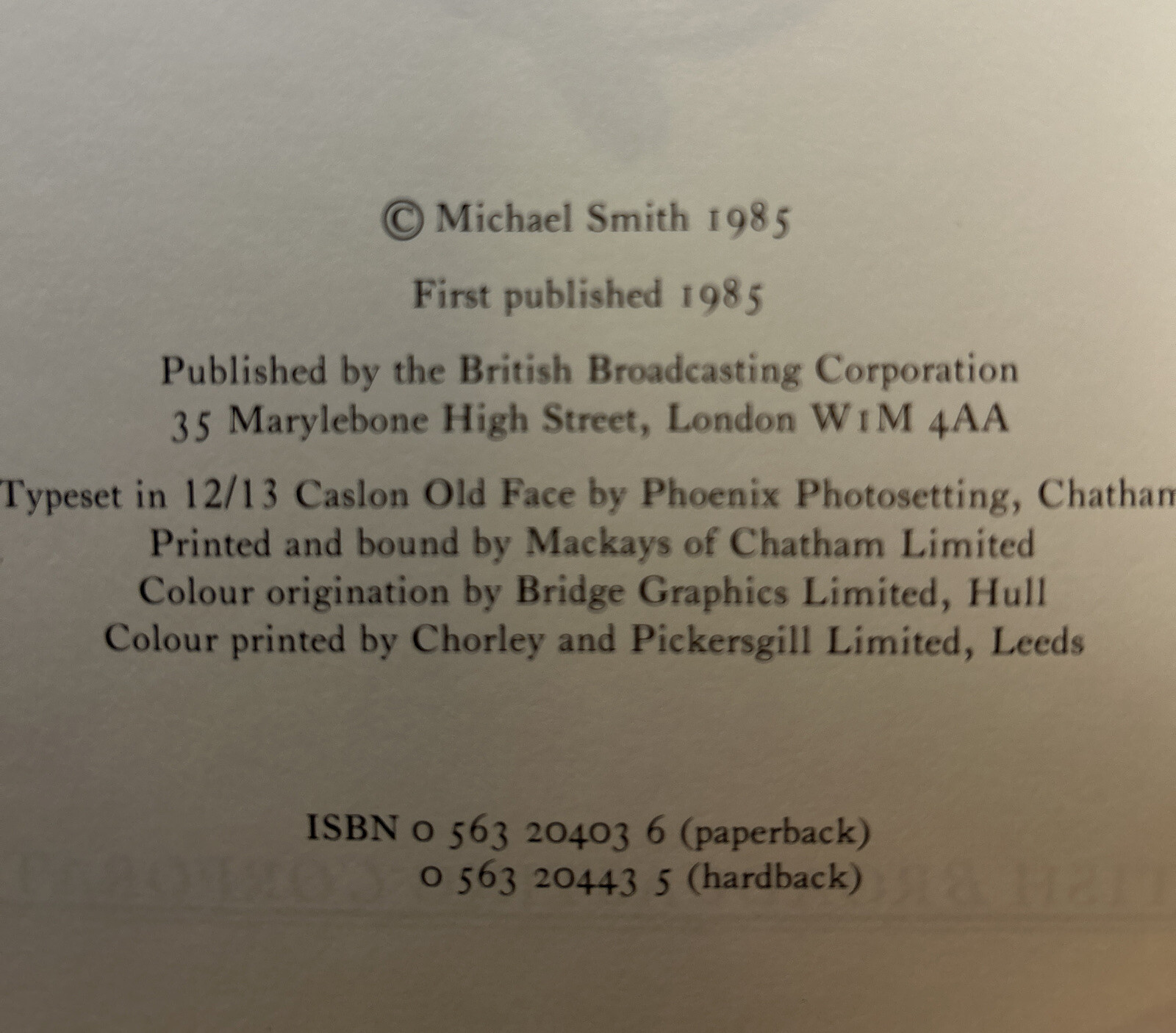 New English Cookery ~ Michael Smith ~ BBC Import ~ Vintage ~ PB ~ VG