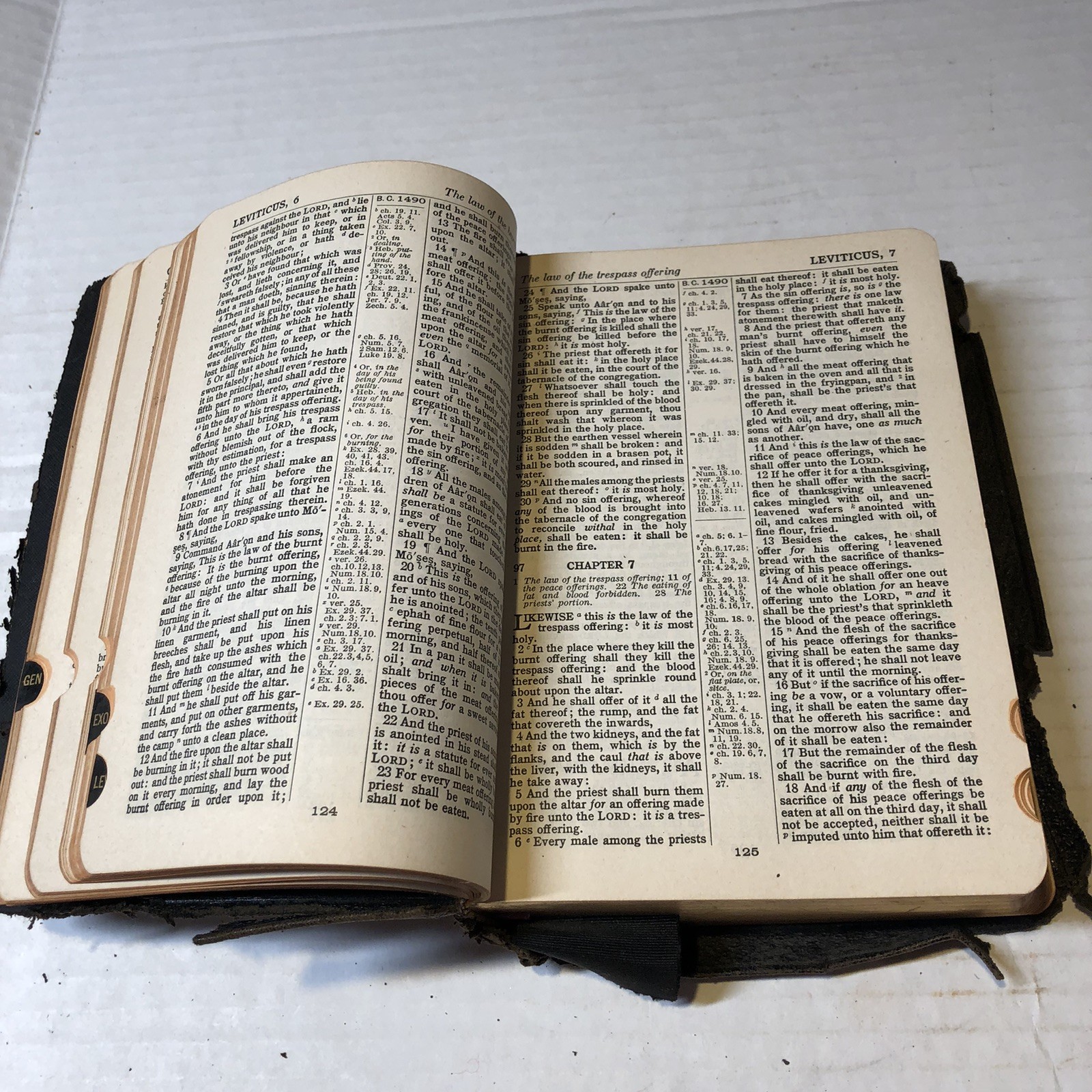 Vtg King James Version Holy Bible Red Letter Edition National Bible Press CRI