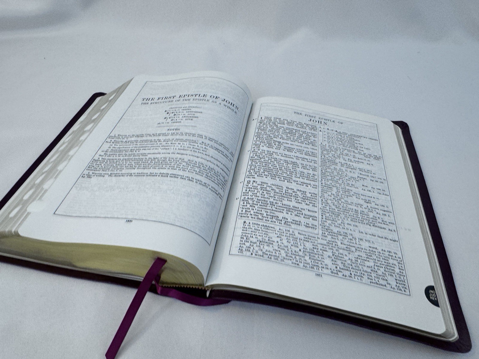 Companion Bible: King James Version, Burgundy, Bonded Leather FAST SHIP!!!