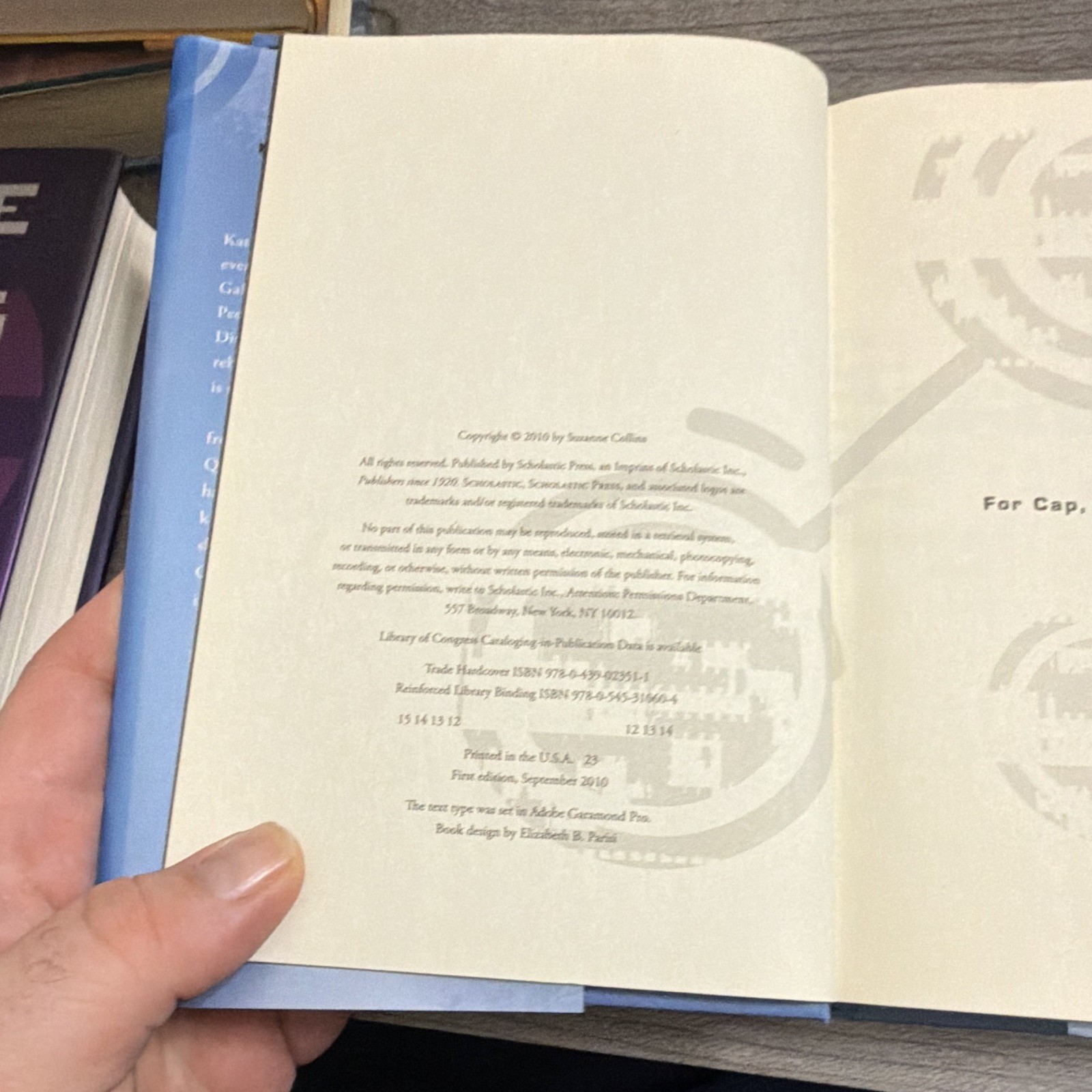 Suzanne Collins Mockingjay (The Hunger Games #3) Hardcover 2010 w/ Dust Jacket