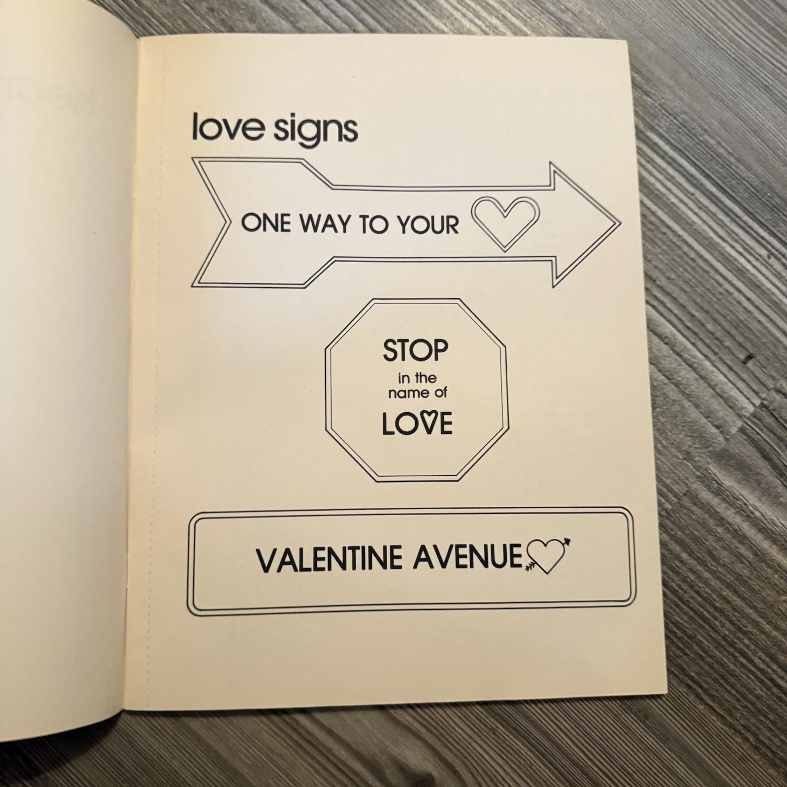 Vintage 80s Make & Color your own Valentine Decorations 16 Pages