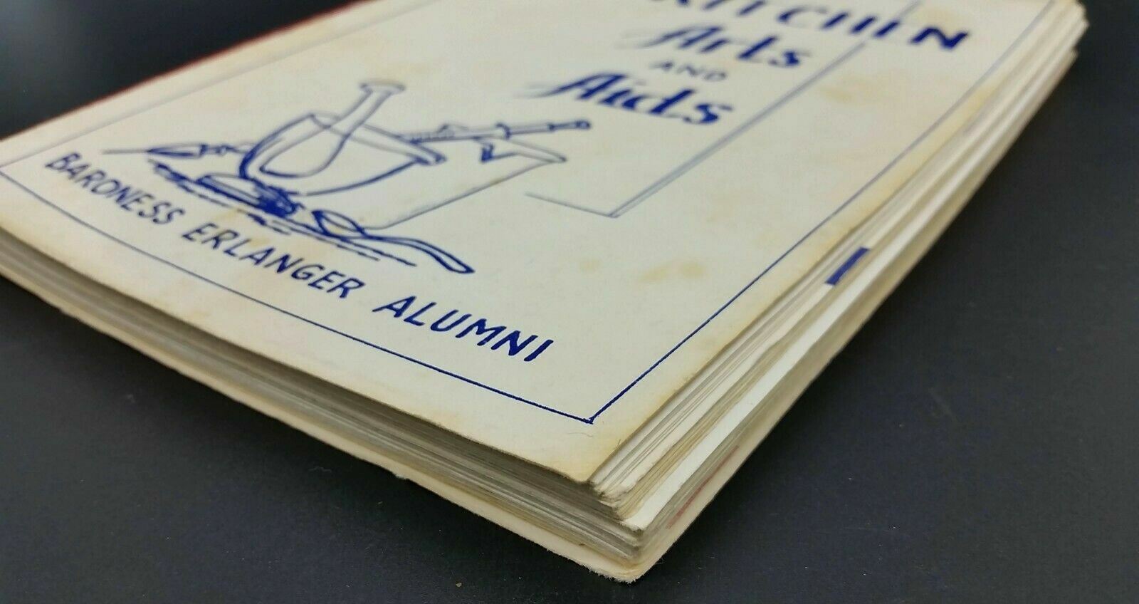 1968 Vtg Kitchen Arts And Aids Baroness Erlanger Alumni Cookbook Chattanooga TN