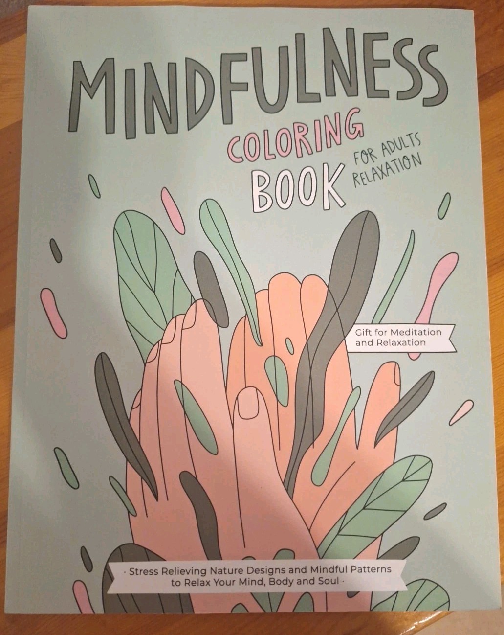 Minfullness Adult Coloring Books & Deck Of Mindfulness Cards Self-Care Posative