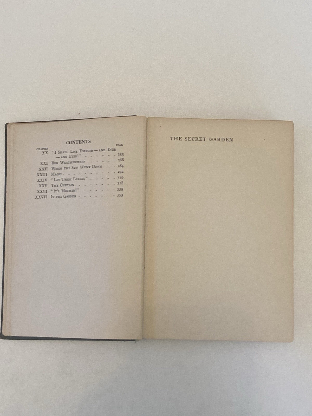 2nd Edition Secret Garden Frances Hodgson Burnett 1911 A Classic Book Vintage