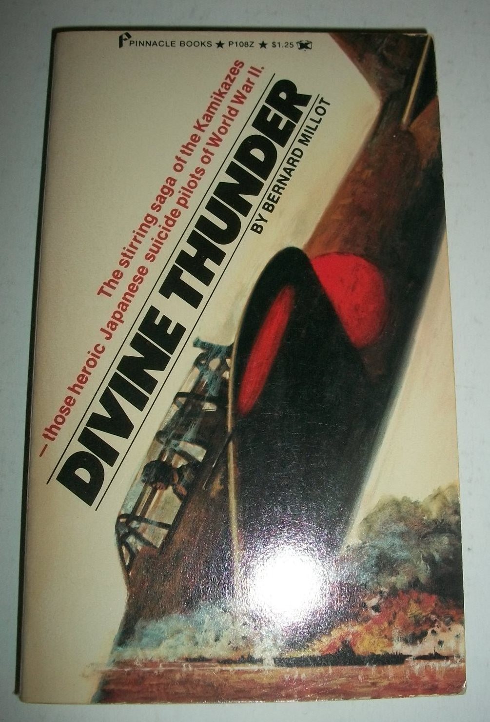 Divine Thunder by Bernard Millot WW2 index true 1st 1972 Pinnacle P108Z $1.25 VG
