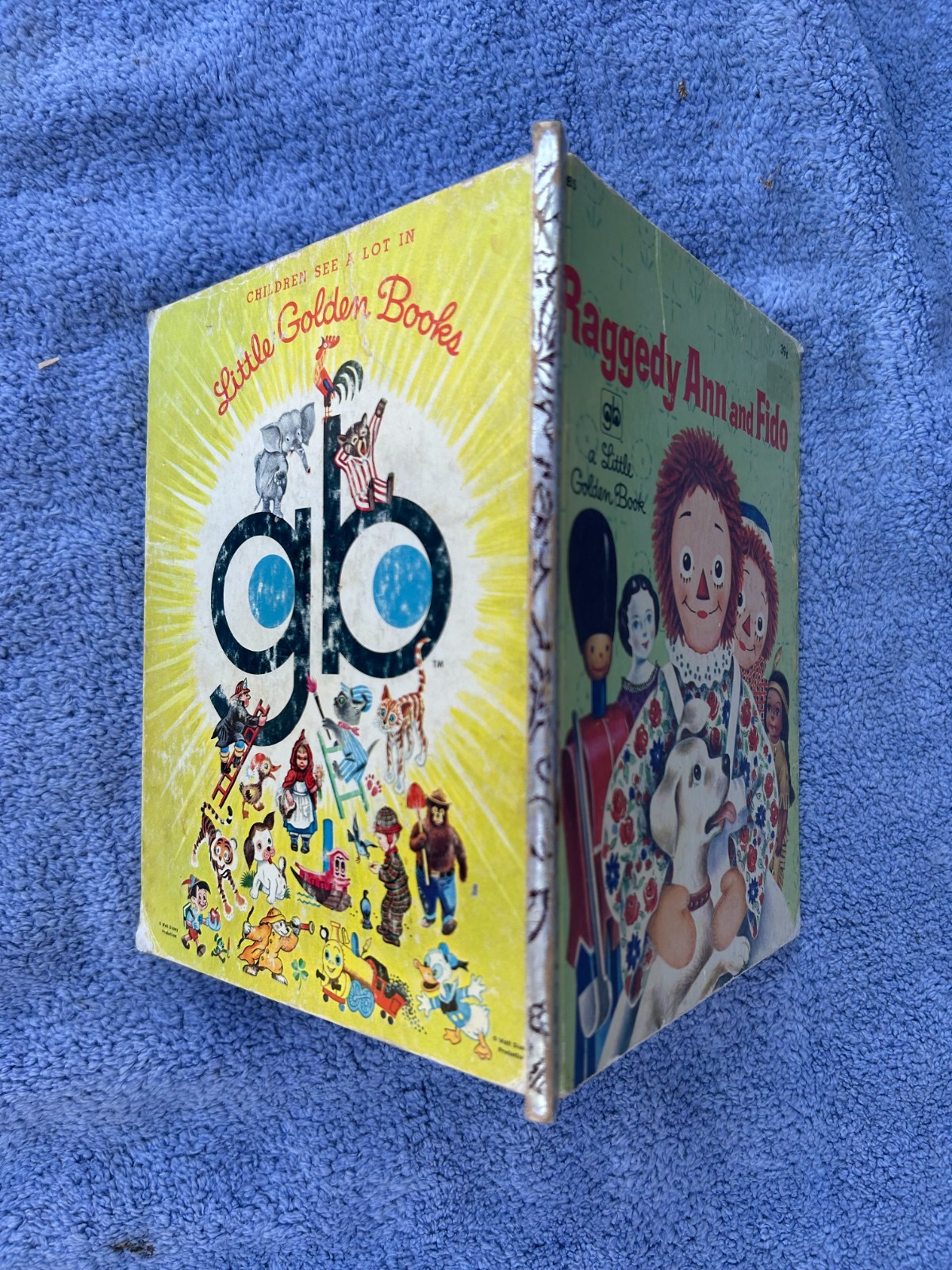 1969 A LITTLE GOLDEN BOOK RAGGEDY ANN AND FIDO 39 CENT