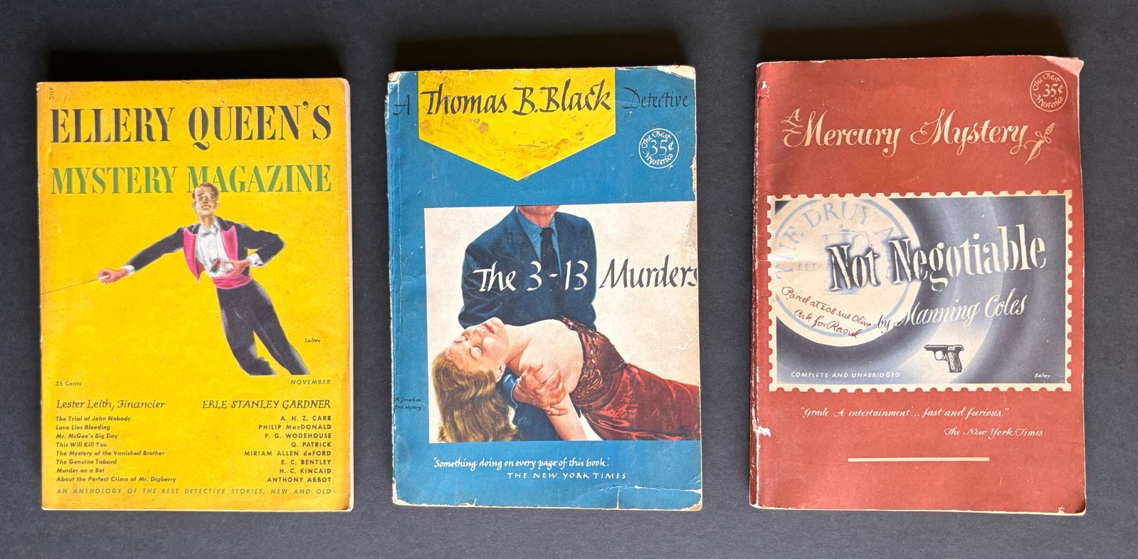 Vintage Murder Mystery Suspense Paperback Books Assorted Lot Of 18