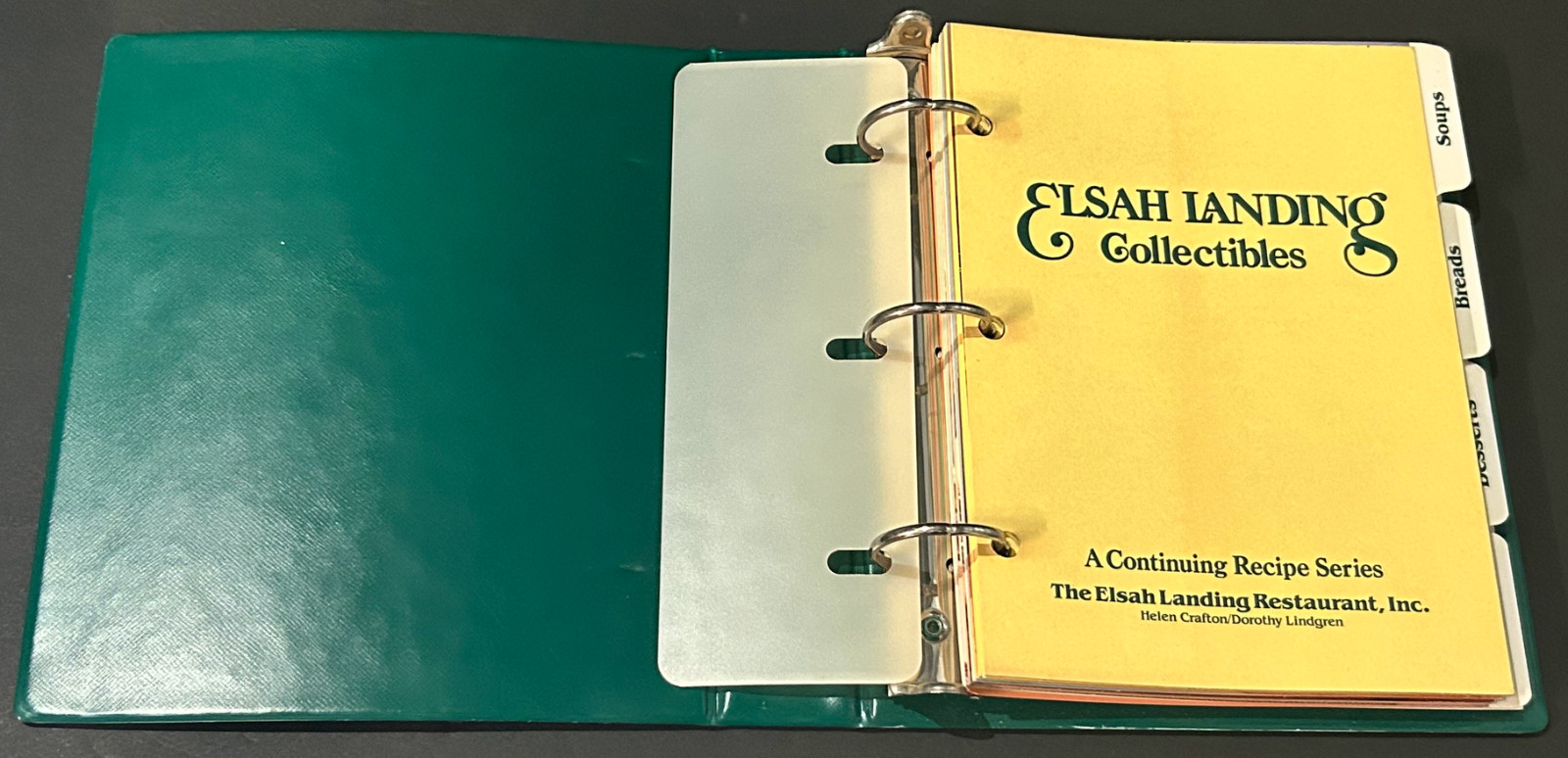 Elsah Landing Collectibles Cookbook Illinois Frontenac Missouri 1st Print/1st Ed