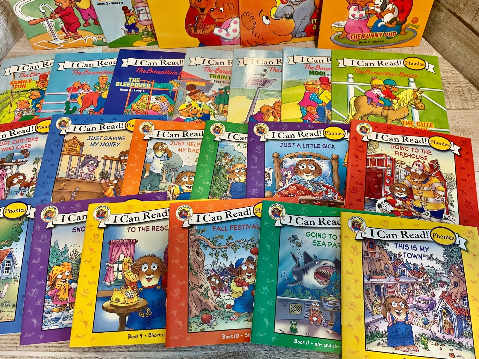 I Can Read Phonics Berenstain Bears (12) & Little Critter (12) 24 Books