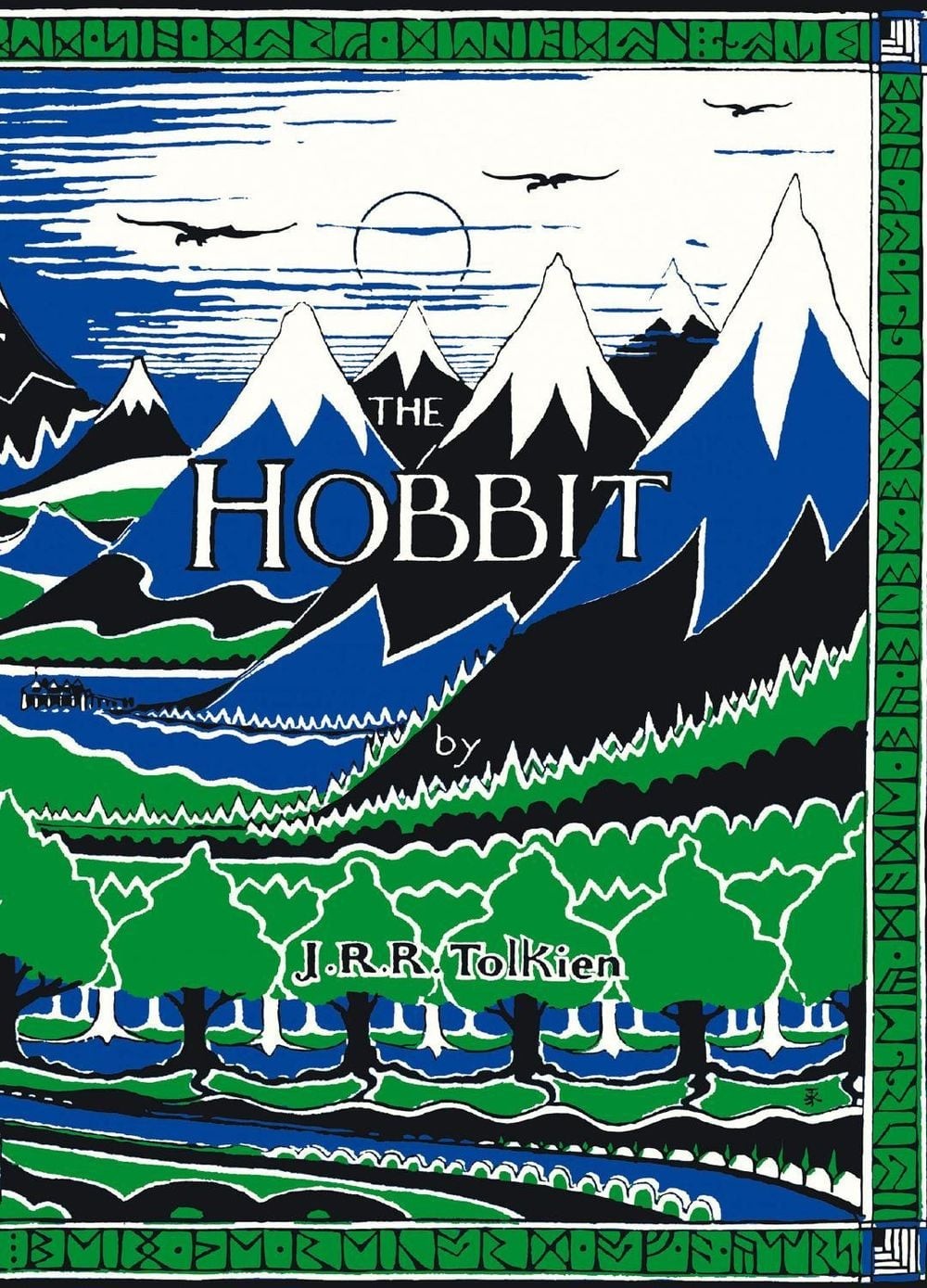 The Hobbit Facsimile First Edition by J.R.R. Tolkien (English) Hardcover Book
