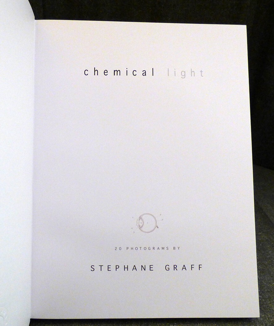SIGNED RARE LTD Chemical Light Clamshell Stephane Graff 1st Edition of 20 Copies