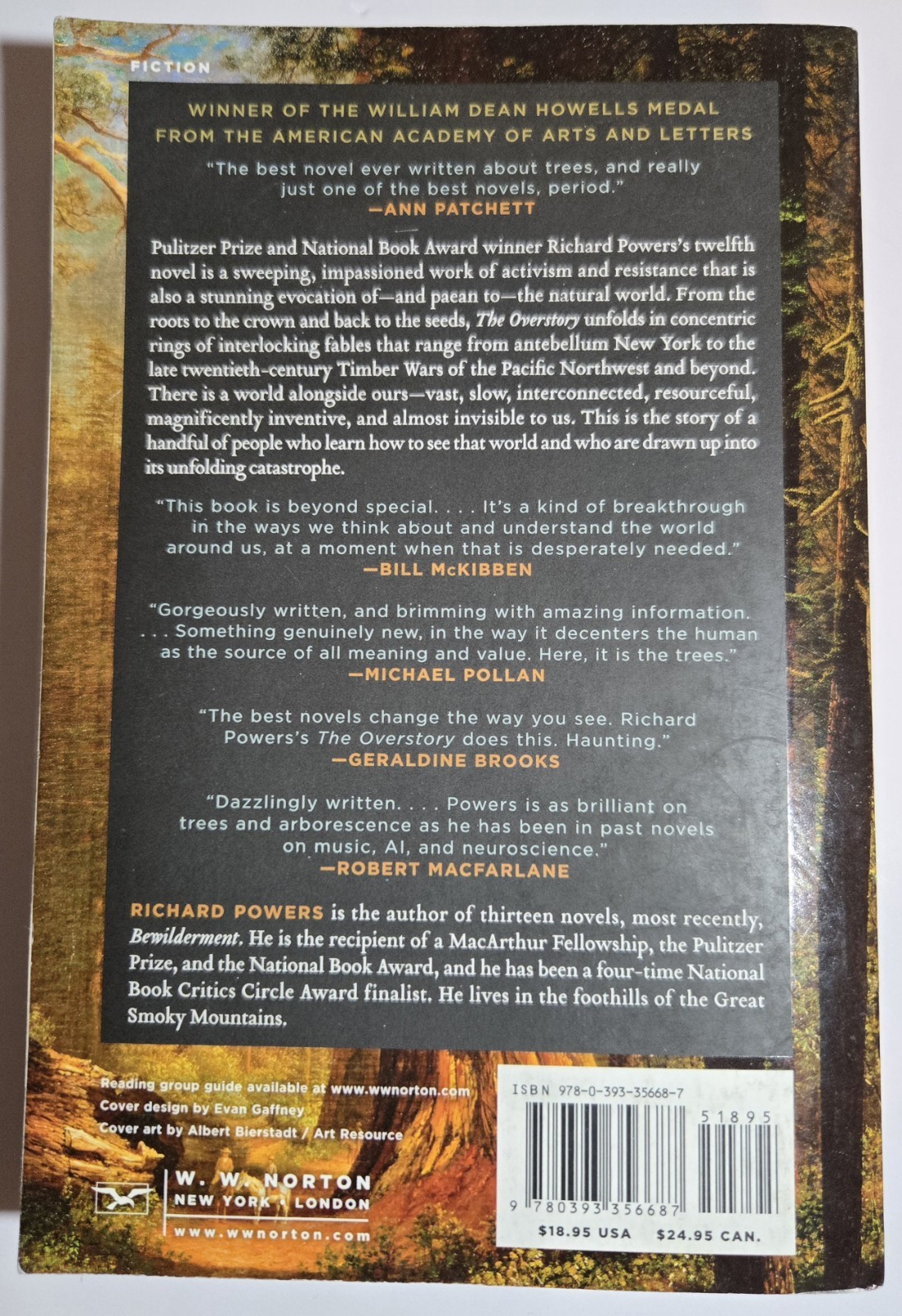 Richard Powers The Overstory: A Novel 2018 Trade Paperback Norton English