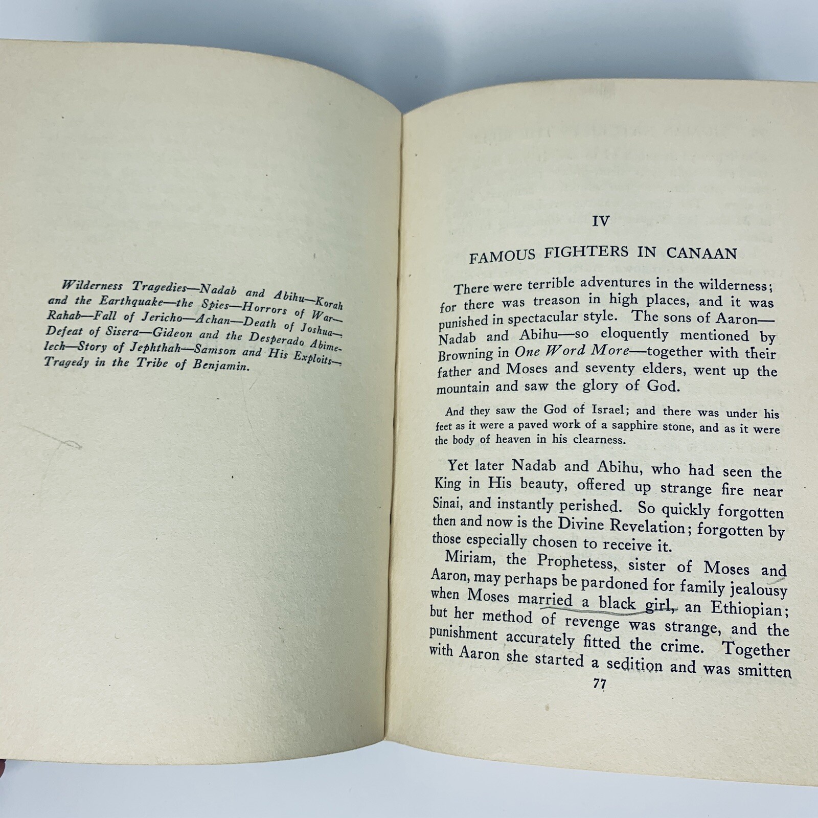 Human Nature In The Bible, William Lyon Phelps 1923 Rare Book