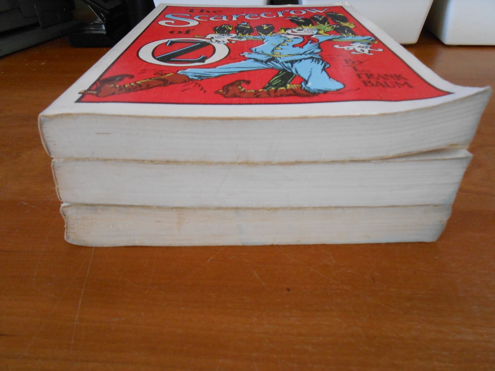3 L. Frank Baum Oz (Road to~Patchwork Girl~Scarecrow) Rand McNally – TPB GC