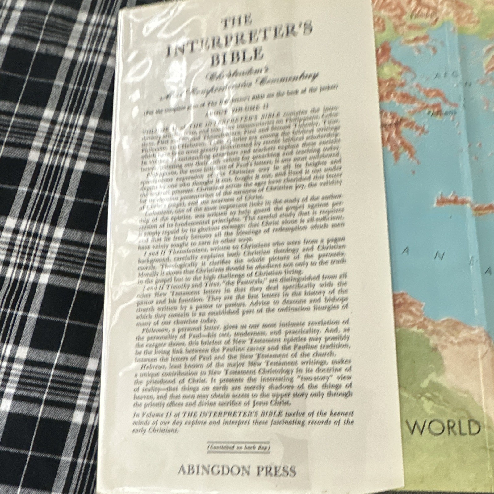 Abingdon Press The Interpreter’s Bible Vol 11 Philippians-Hebrews HC 1955