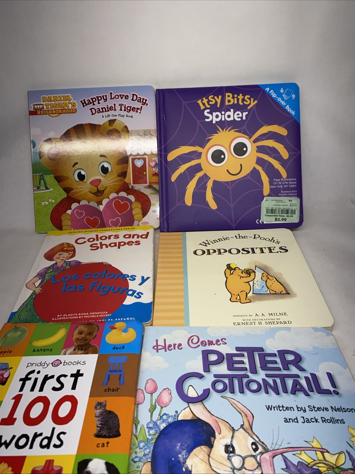 Lot of 60- Board Books for Children’s/ Kids/ Toddler/ Babies/Preschool/Daycare