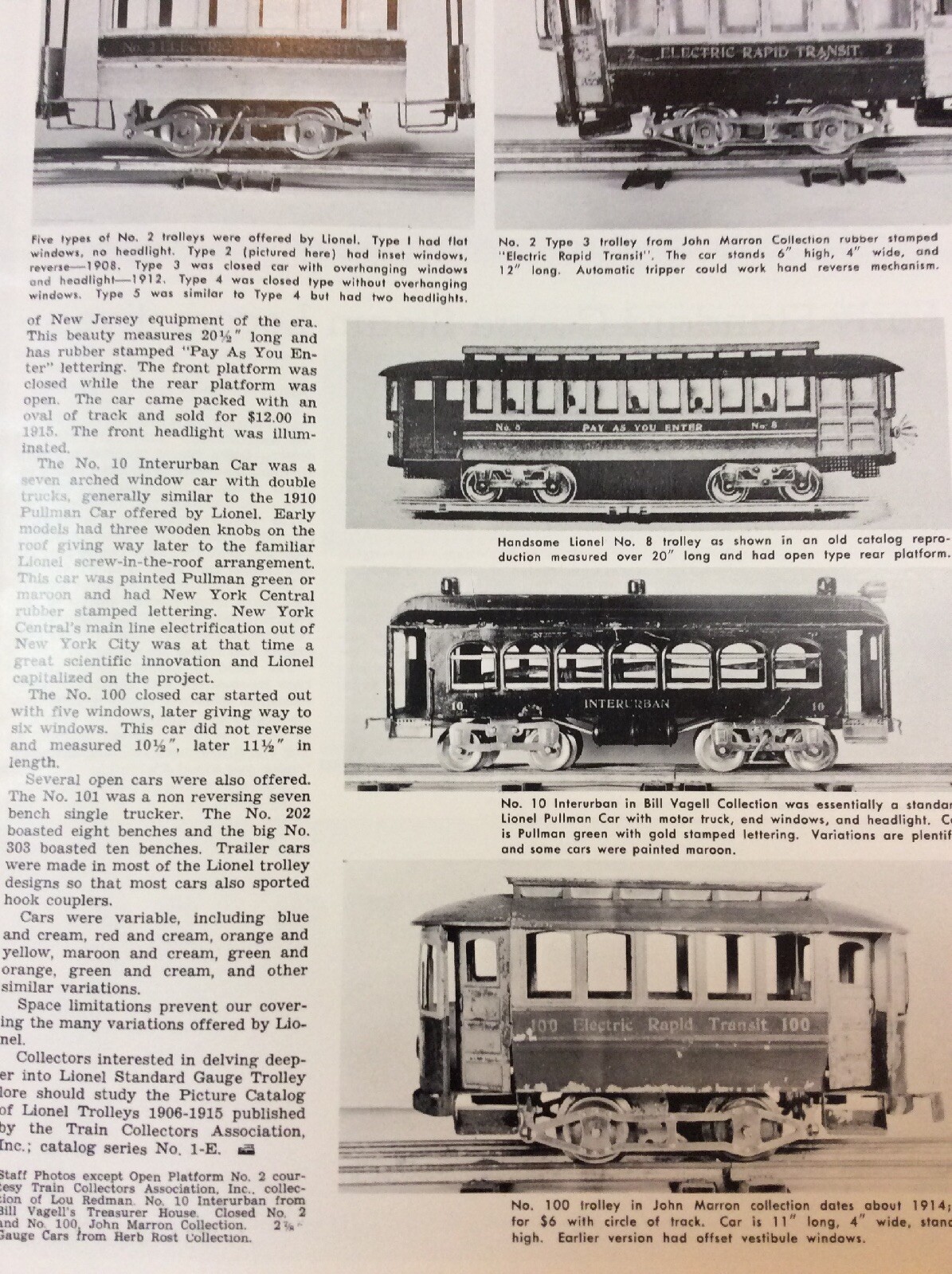 Toy Trains Of Yesteryear SC 35 Pages 1987 Nice Condition #471
