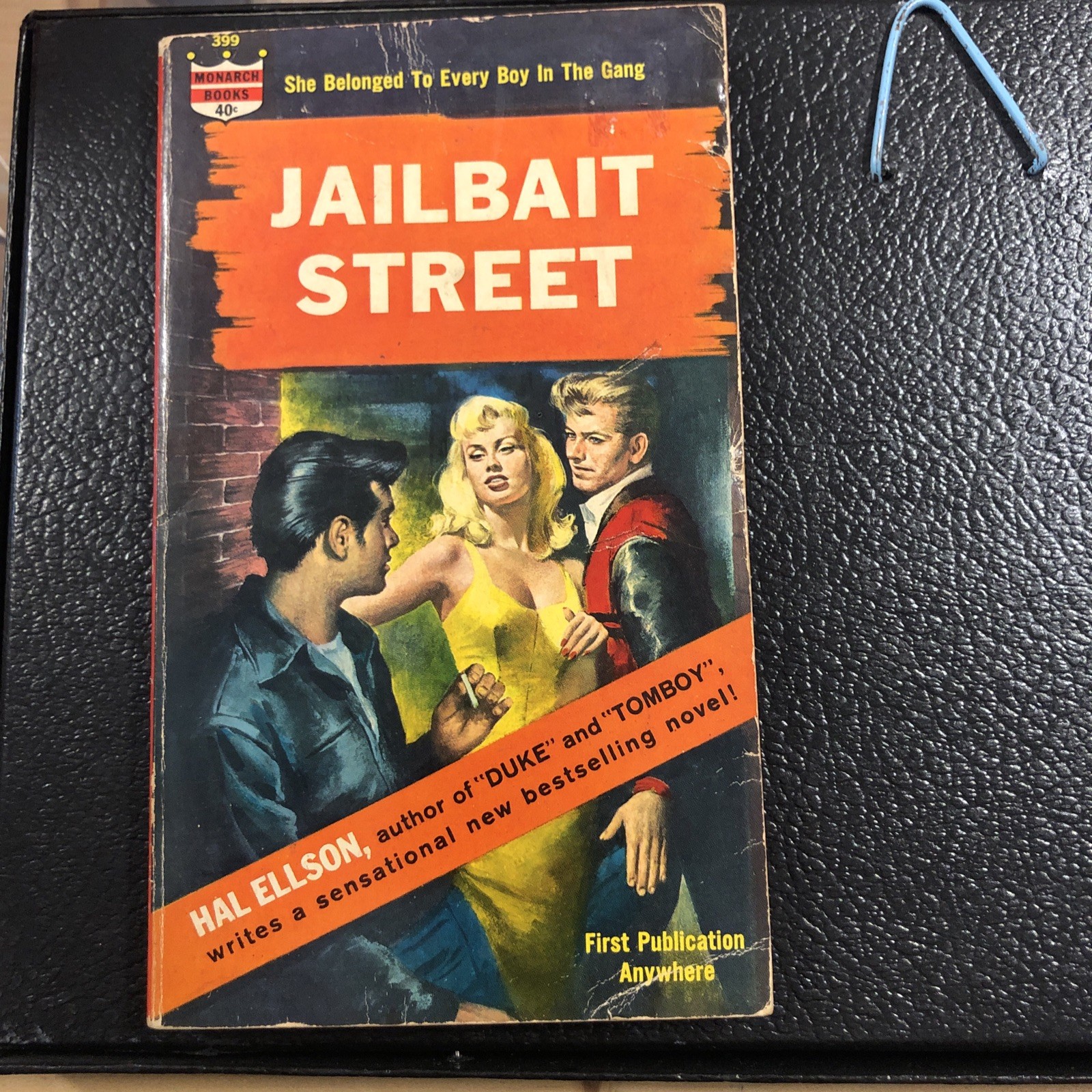 1963 Monarch Books 399 Jailbait Street Hal Ellison Very Nice GGA Sleaze Pulp PB