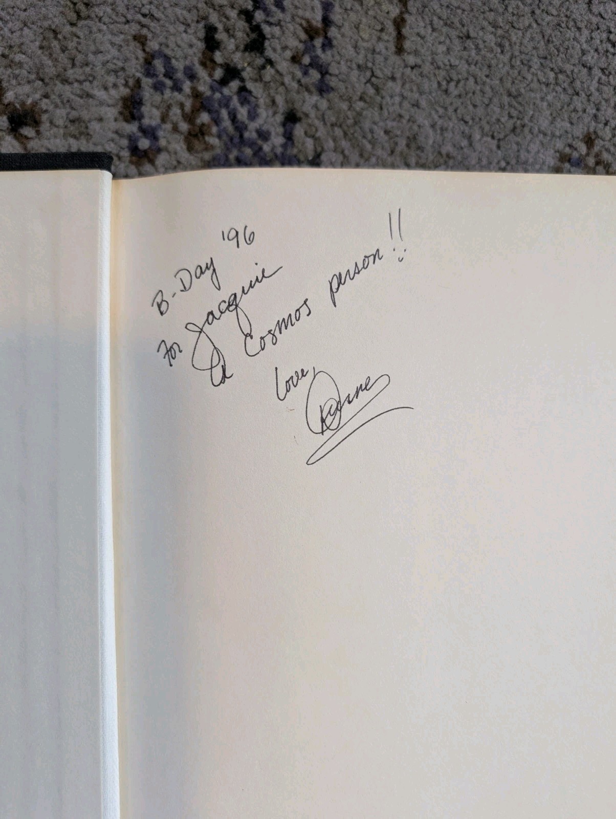 Cosmos Carl Sagan Hardcover with Dust Jacket First Edition 1980 PBS Miniseries