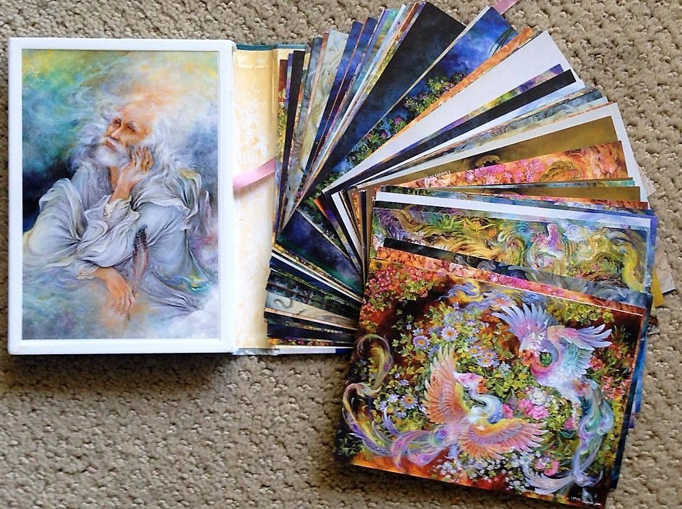 Fal-e Hafez 1, Bi-lingual Omens of Hafez Cards. بسته فال حافظ 1 ، فارسی- انگلیسی