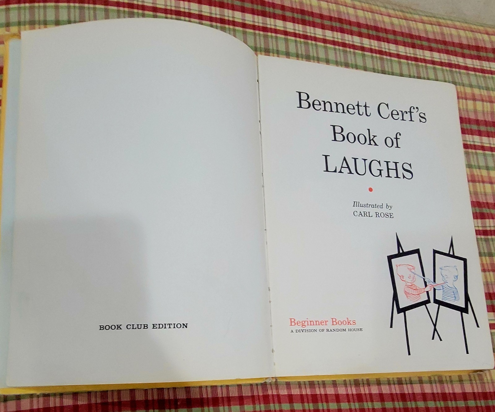 Dr. Seuss Beginner Books Vintage 1959 Book of Laughs By: Bennett Cerf