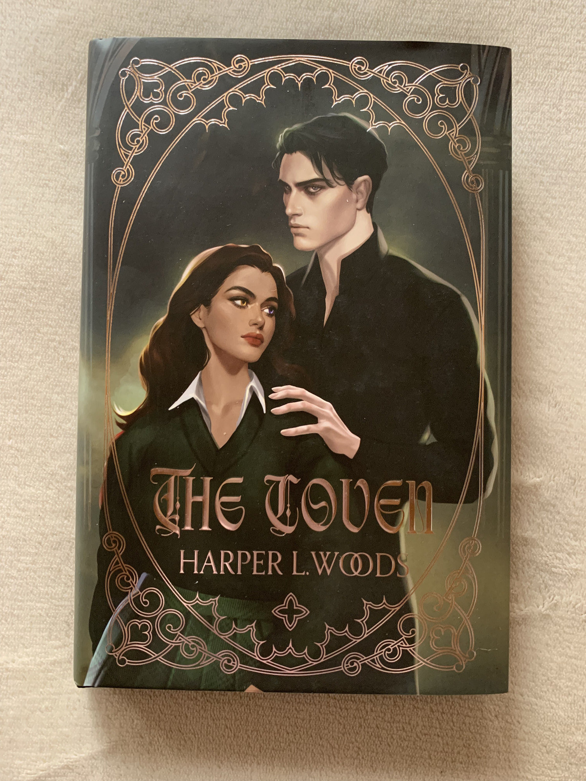 The Coven Fairyloot Exclusive Signed Edition by Harper L. Woods Stenciled Edges