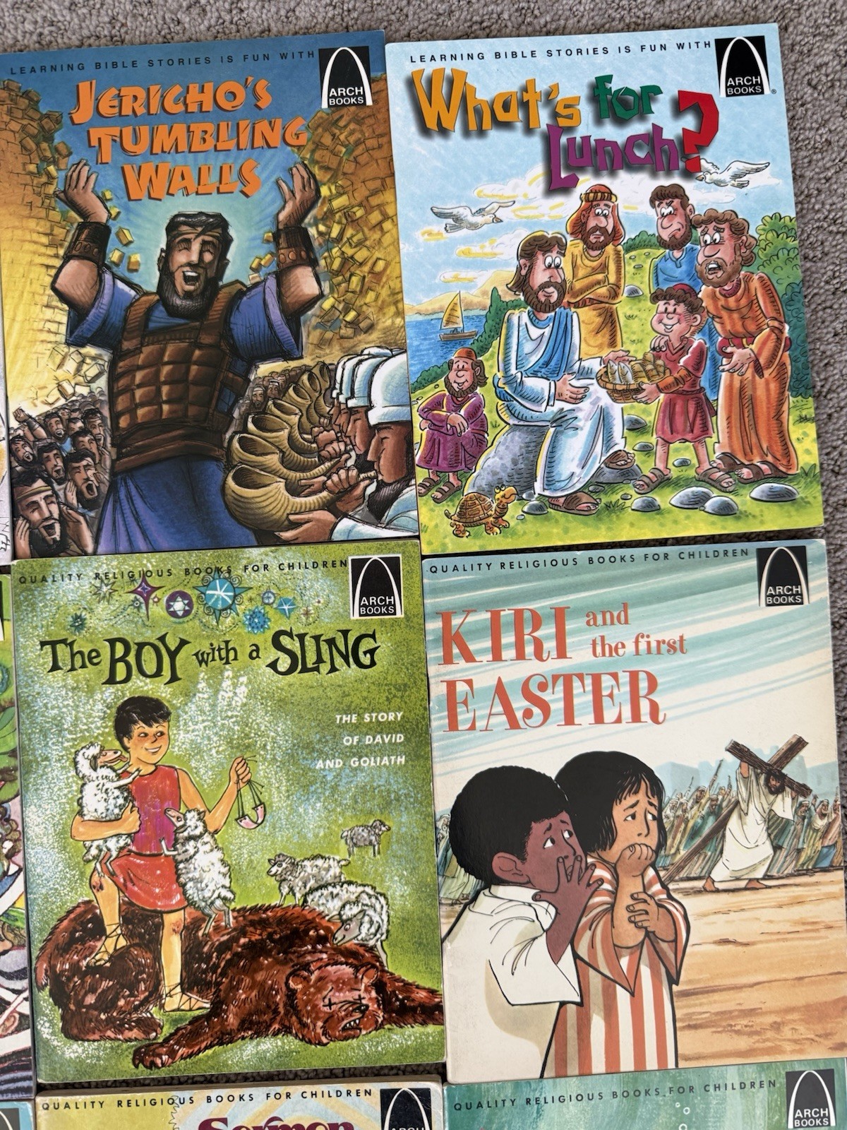 HUGE set of 19 Arch Books series Bible storybooks