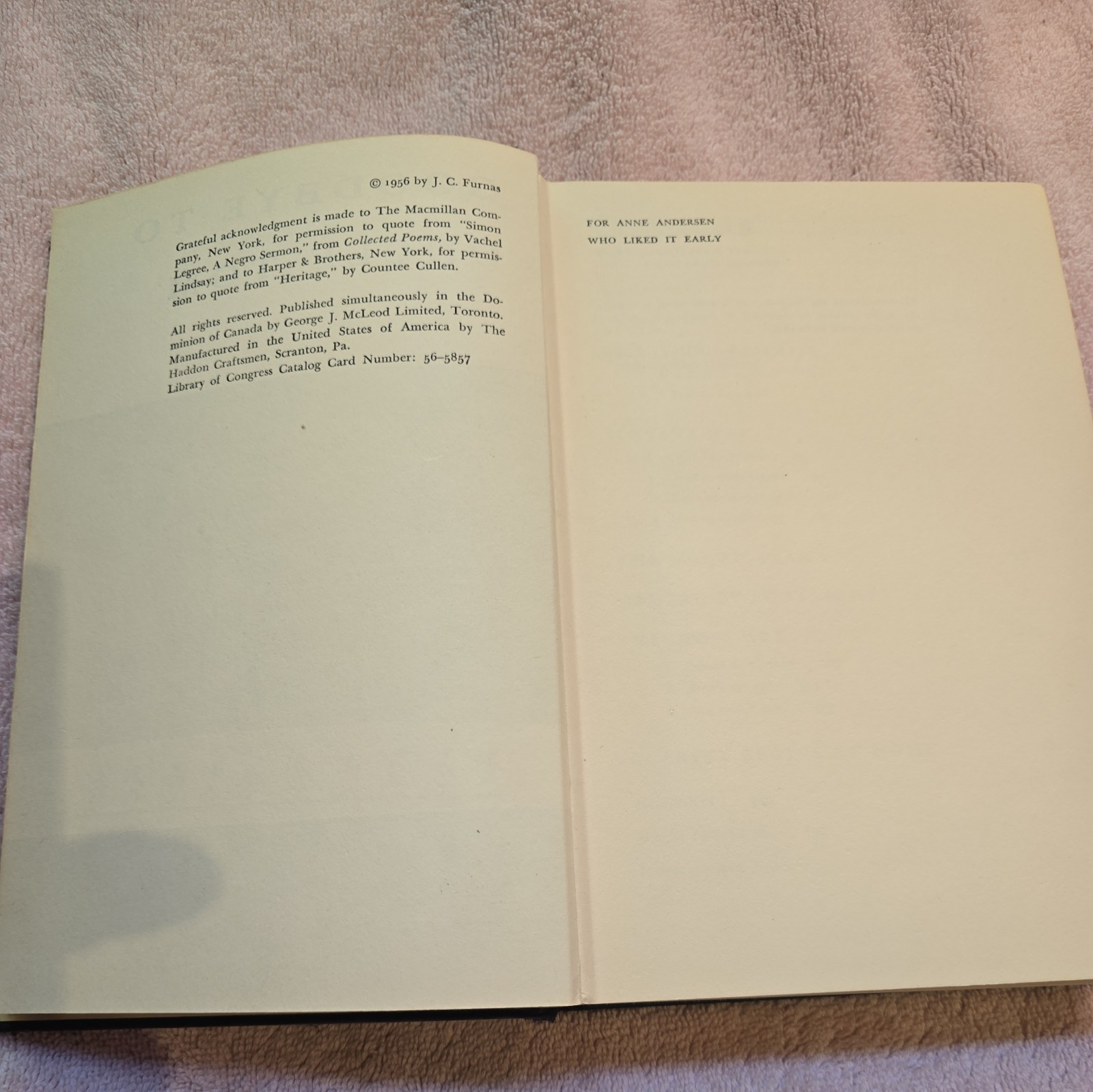 Goodbye to Uncle Tom Furnas Vtg 50s 1956 Slavery Civil War Harriet Beecher Stowe