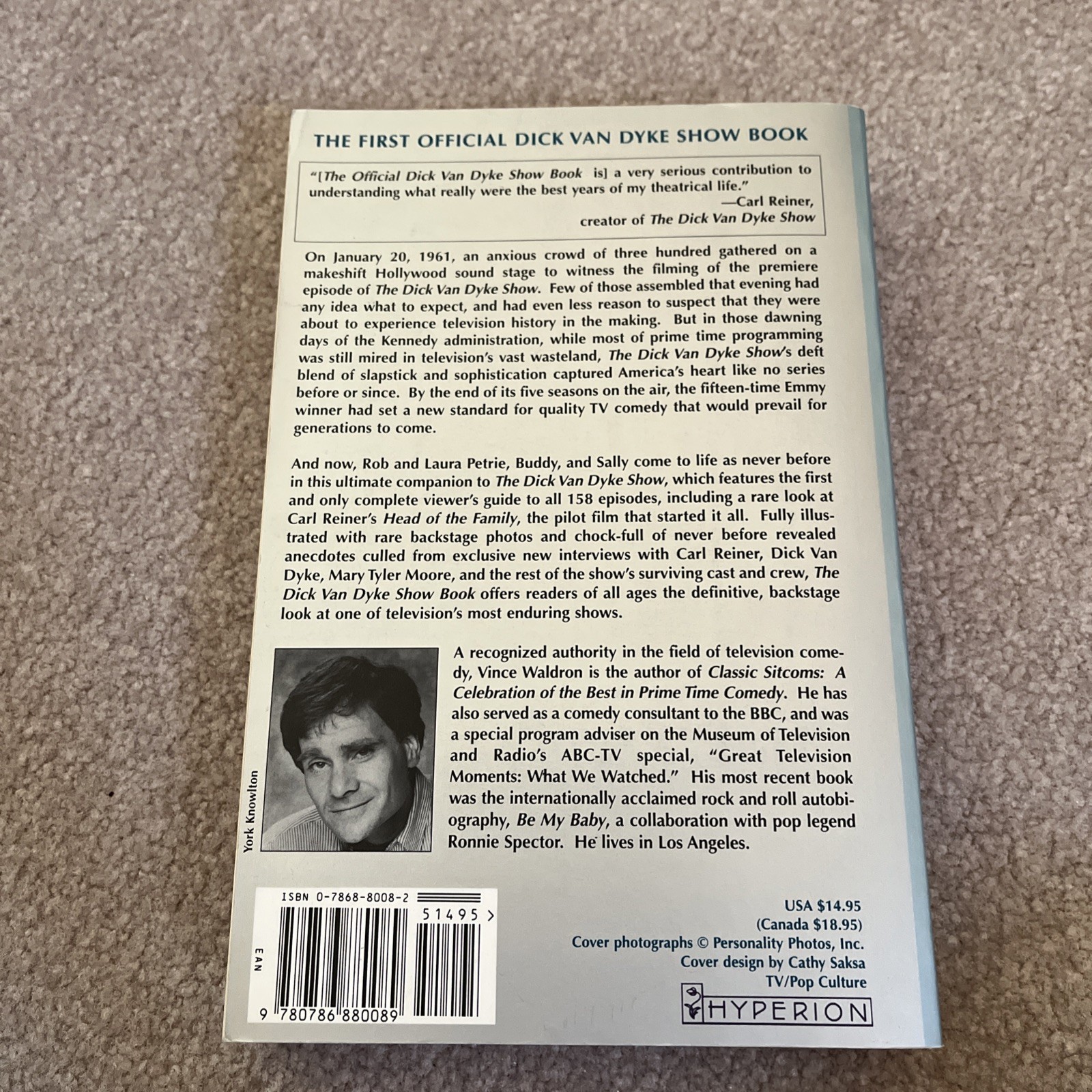 The Official Dick Van Dyke Show Book by Vince Waldron (1994, Paperback)