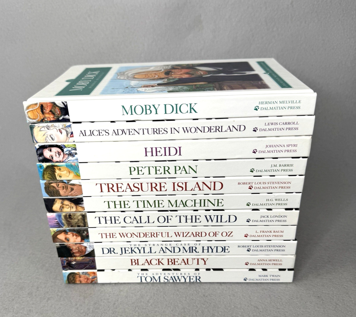Dalmatian Press Children’s Classics Lot of 11 HC Books Twain London Stevenson
