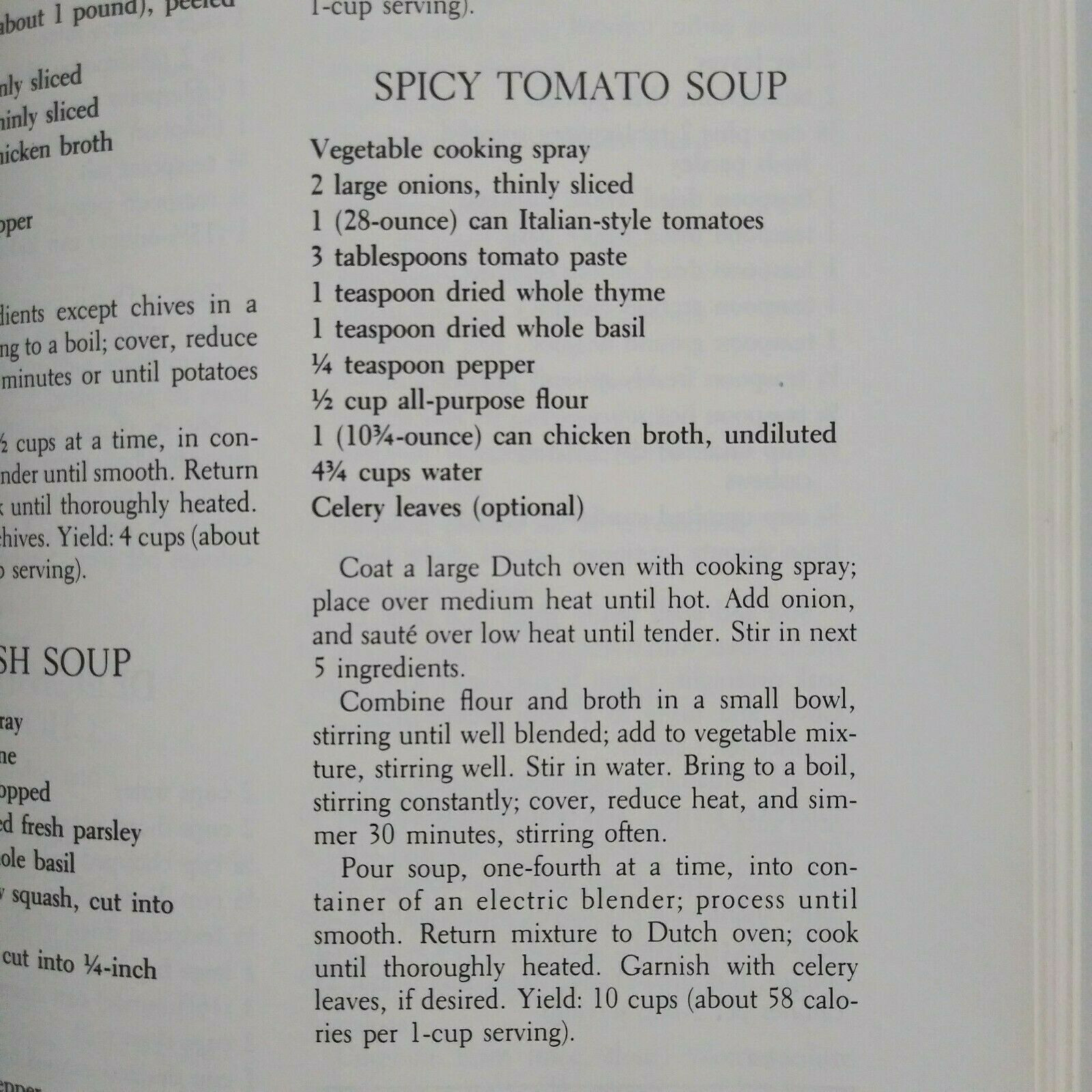 Vintage Southern Living Cooking Light Cookbook Hardcover 1983 265 Pages