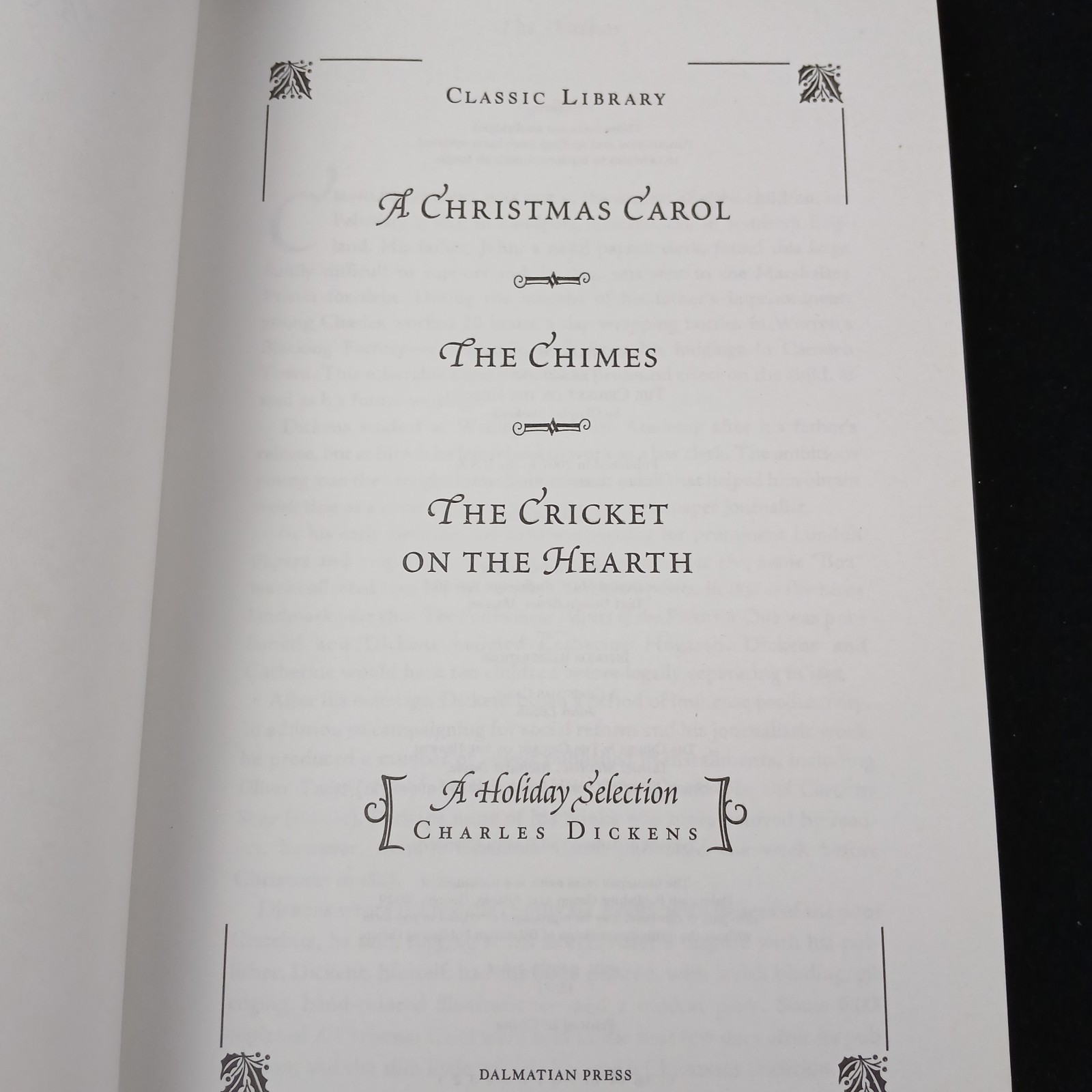 Dickens Lot of 2 (2007, Dalmation Press) Hardcover Hard Times, A Christmas Carol