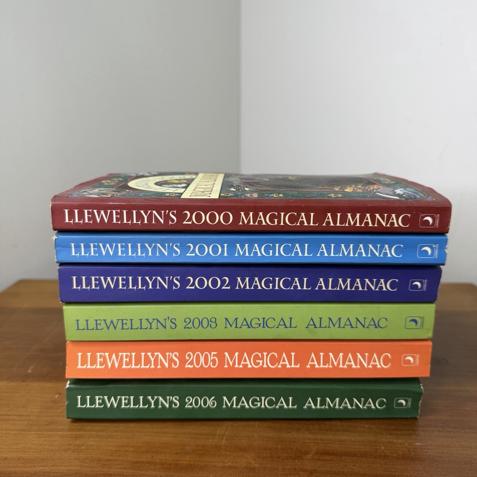 Llewellyn’s Magical Almanacs Years 2000-2006 Missing 2004 Bundle Of 6