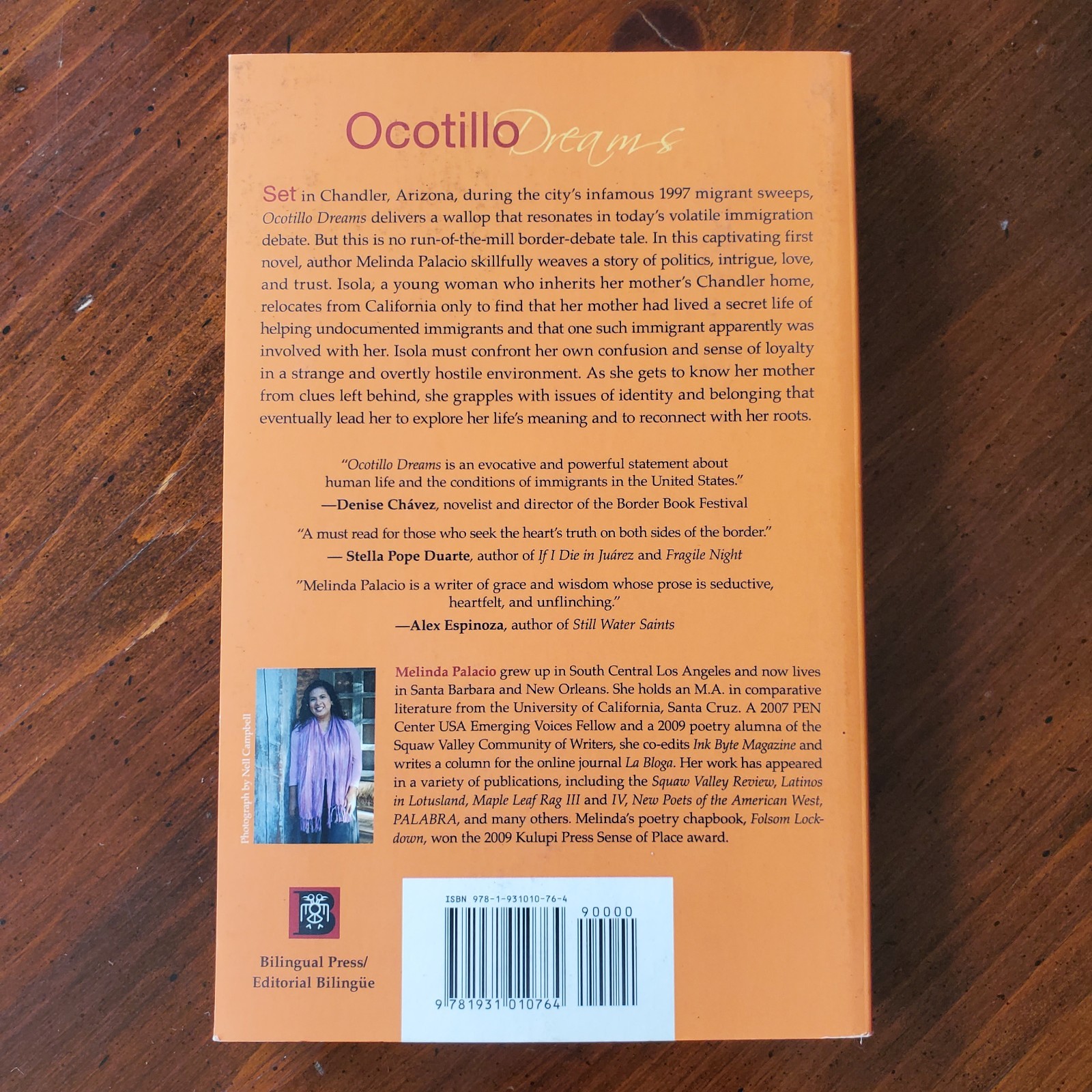 Ocotillo Dreams by Melinda Palacio 2011 Trade Paperback