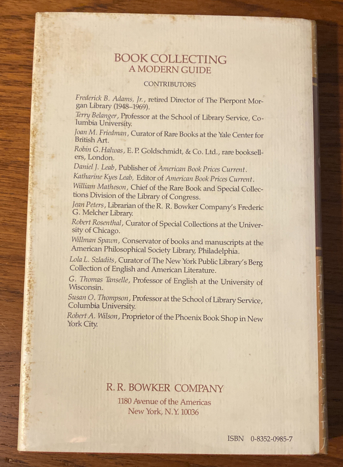 Lot of 3 Books on Book Collecting: Book Collecting, A Primer of Book Collecting,