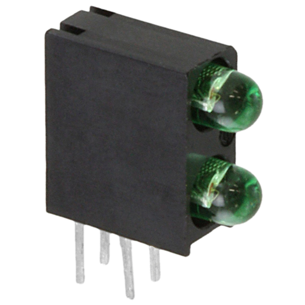 553-2222F LED Circuit 3MM BI-LVL GRN RA :RoHS