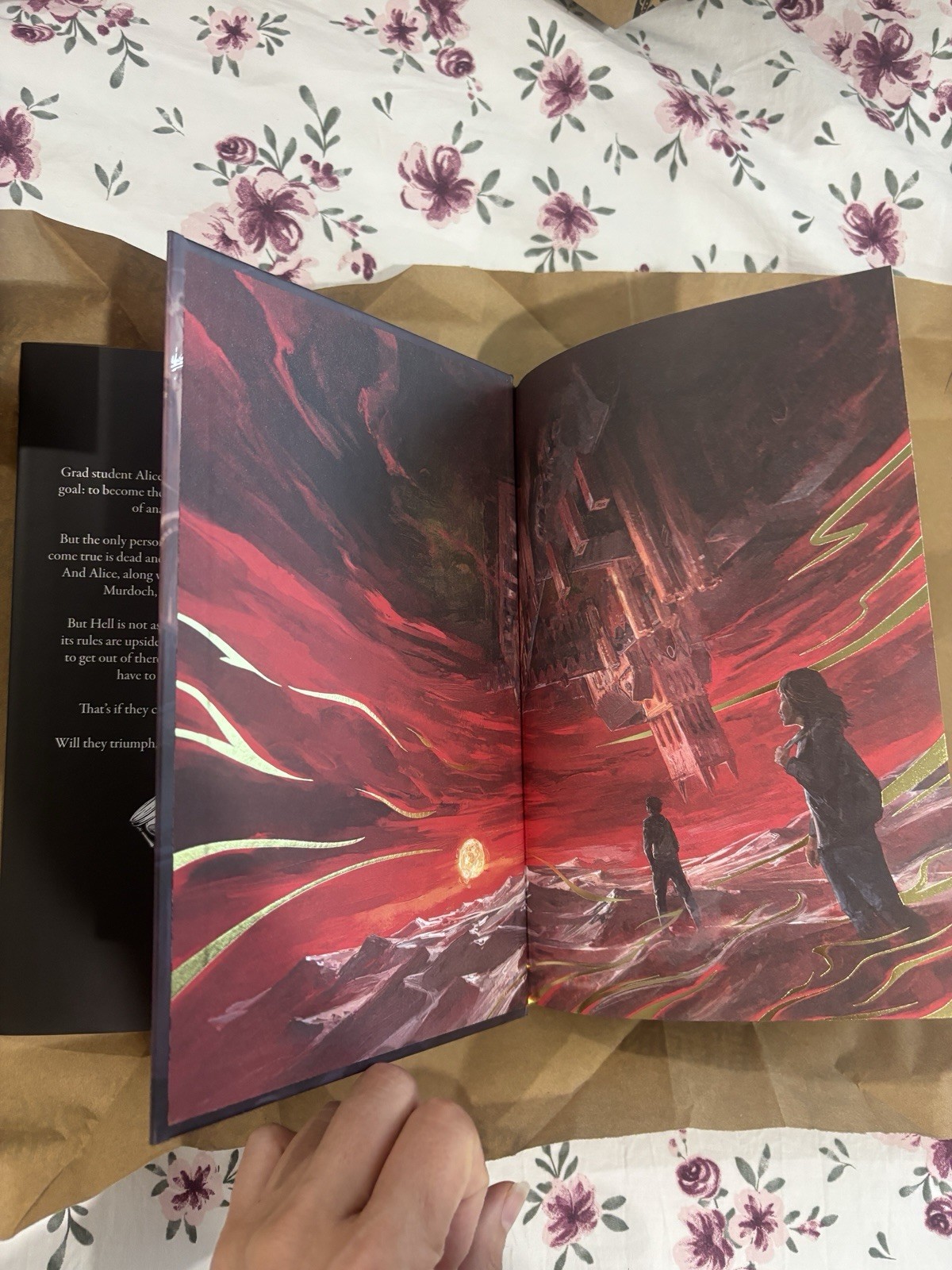 TBB Katabasis by R. F. Kuang Special Edition hardback Sprayed Edges New