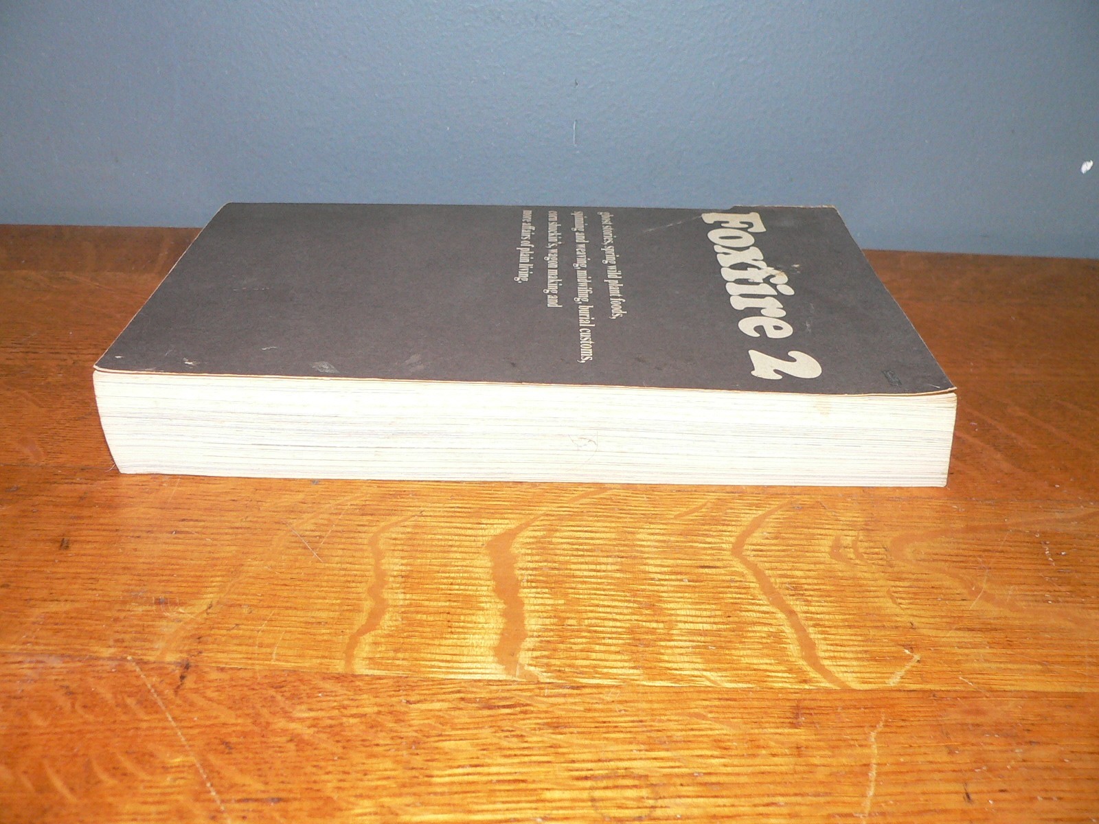 Vintage 1973 “Foxfire 2” Plain Living Paperback Book edited by Eliot Wigginton