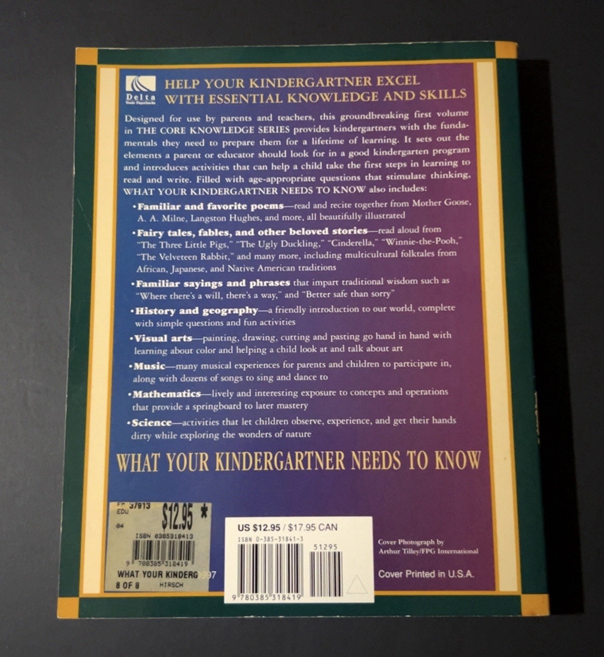 What Your Kindergartner Needs to Know Core Knowledge Homeschool Book