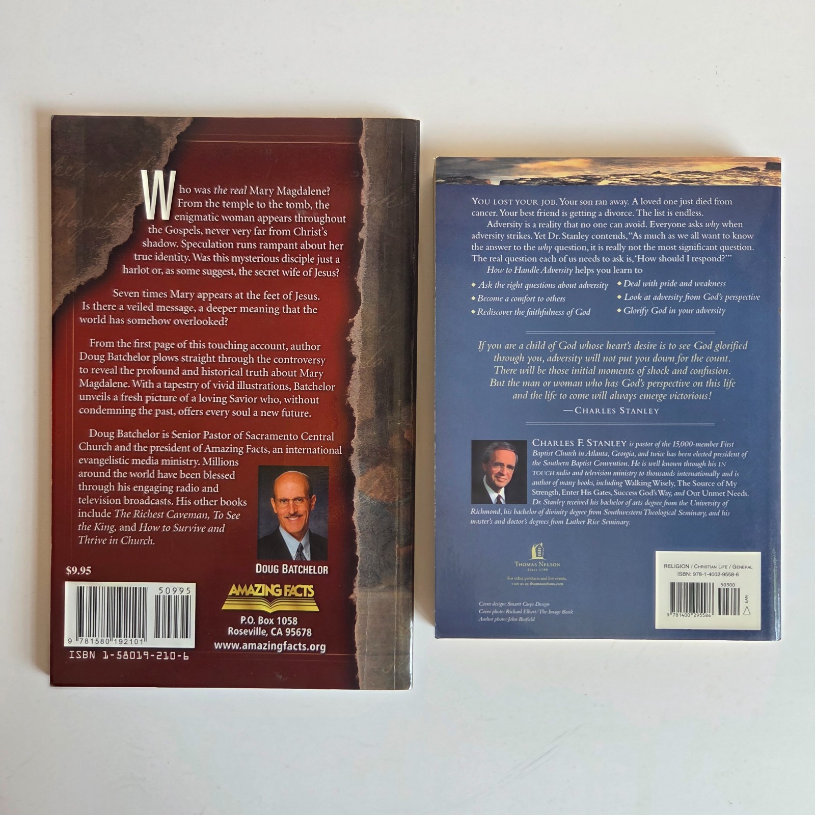 Religious Spiritual Books Lot (9) Holy Bibles, Great Controversy, Real Jesus + 4