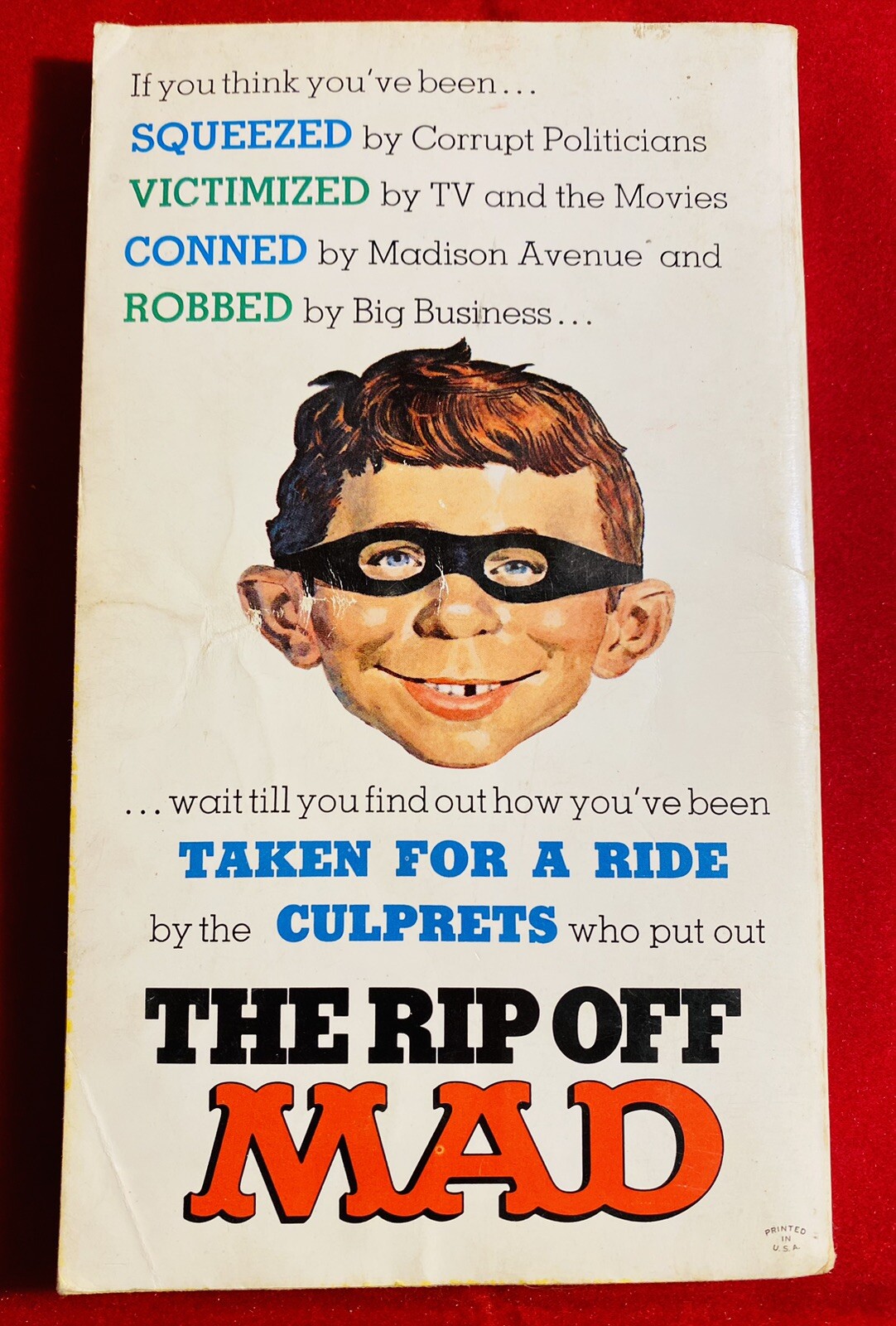 Vintage MAD Magazine Paperback THE RIP OFF #34 Warner First Printing April 1973