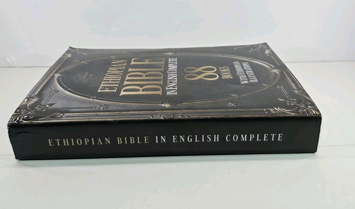 ETHIOPIAN BIBLE In English Complete 88 BOOKS W/ Ethiopian Illustrations