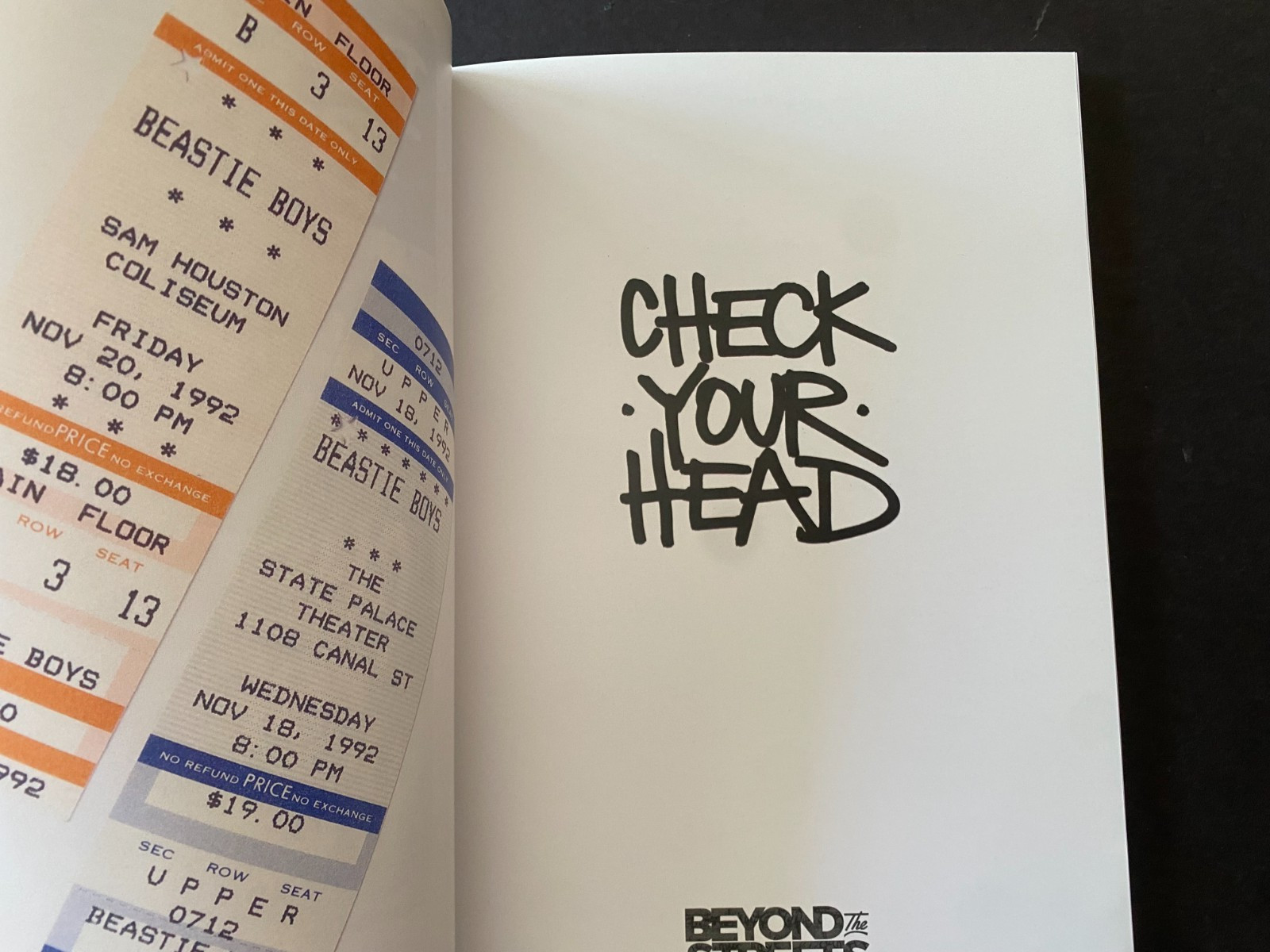 BEASTIE BOYS Check Your Head Stuff Volume 3 Zine Beyond The Streets Ad Rock