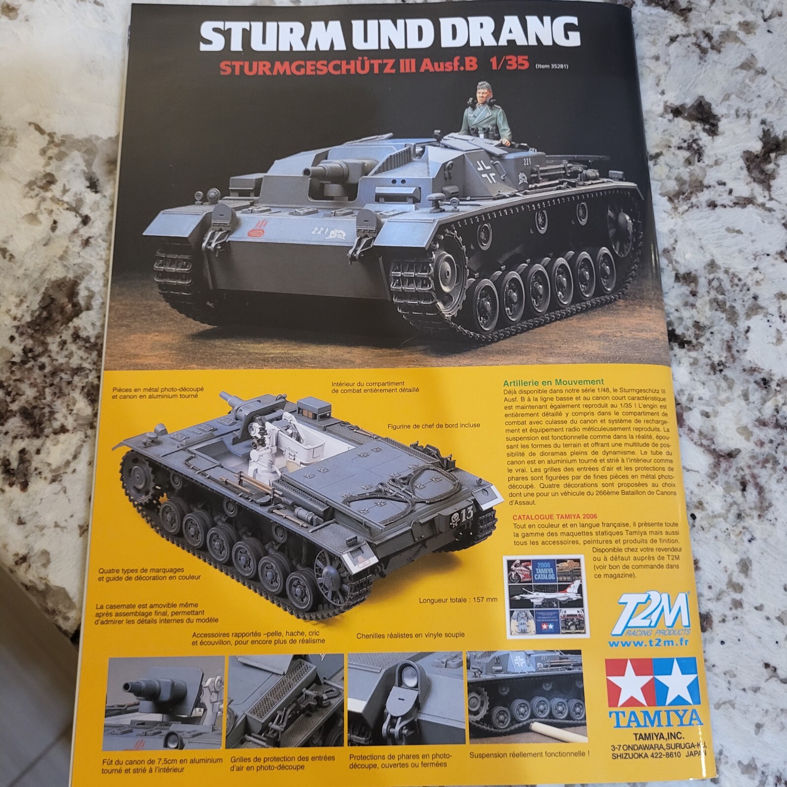 Steel Masters 74 Diorama Pz IVE 1/35 8.8 cm FlaK 18 AB 41 Semovente 149/40