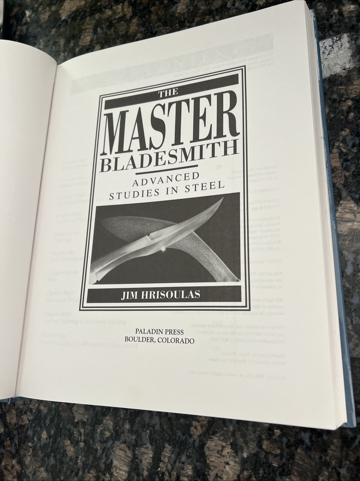 The Master Bladesmith Advanced Studies in Steel by Jim Hrisoulas 1991 HB