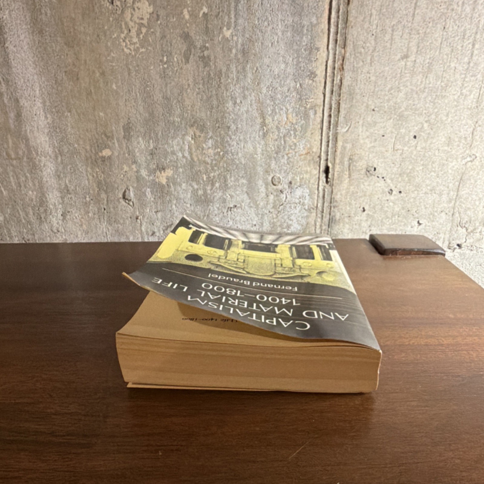Capitalism and Material Life 1400-1800 by Fernand Braudel, Paperback, Colophon