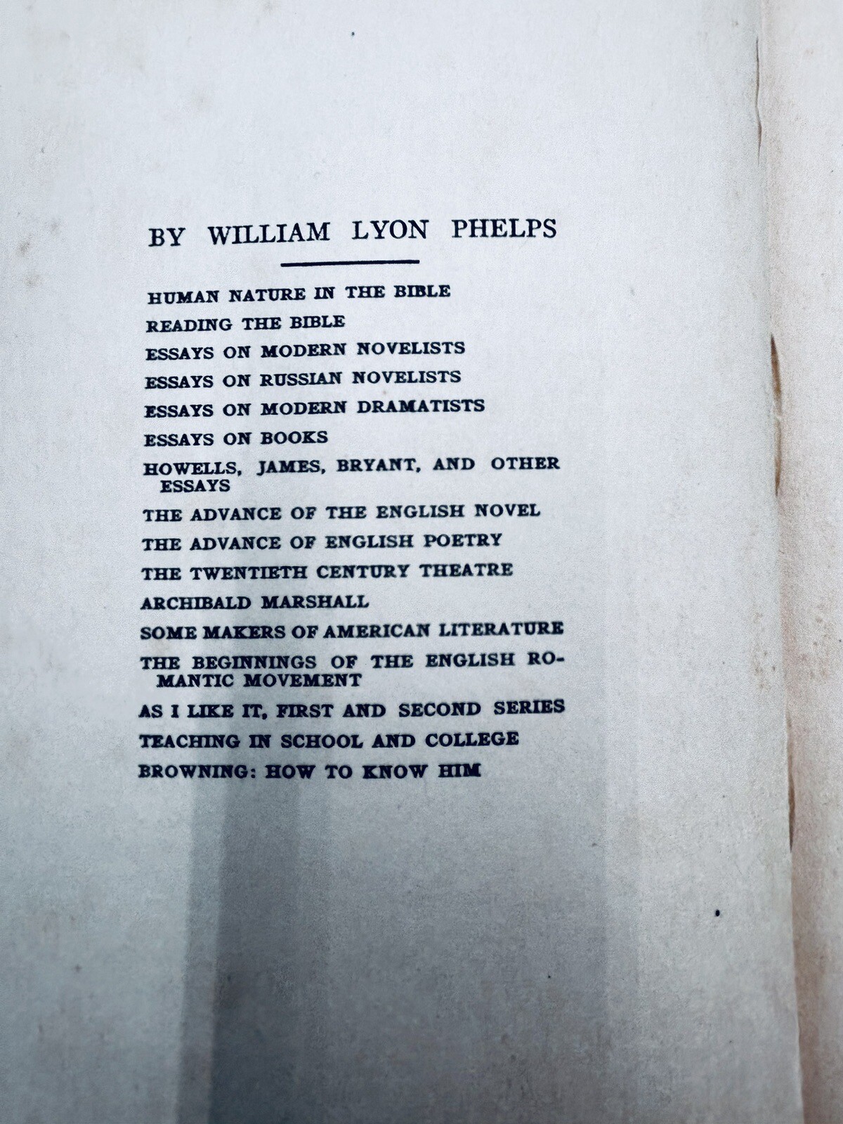 Human Nature and The Gospel By William Lyon Phelps 1925 Charles Scribners HC VTG