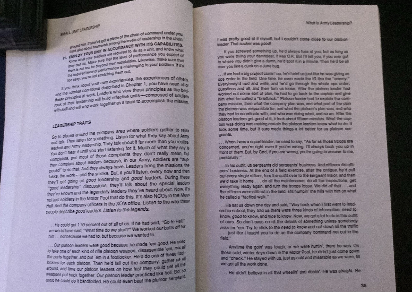 Small Unit Leadership: A Commonsense Approach – Paperback – GOOD